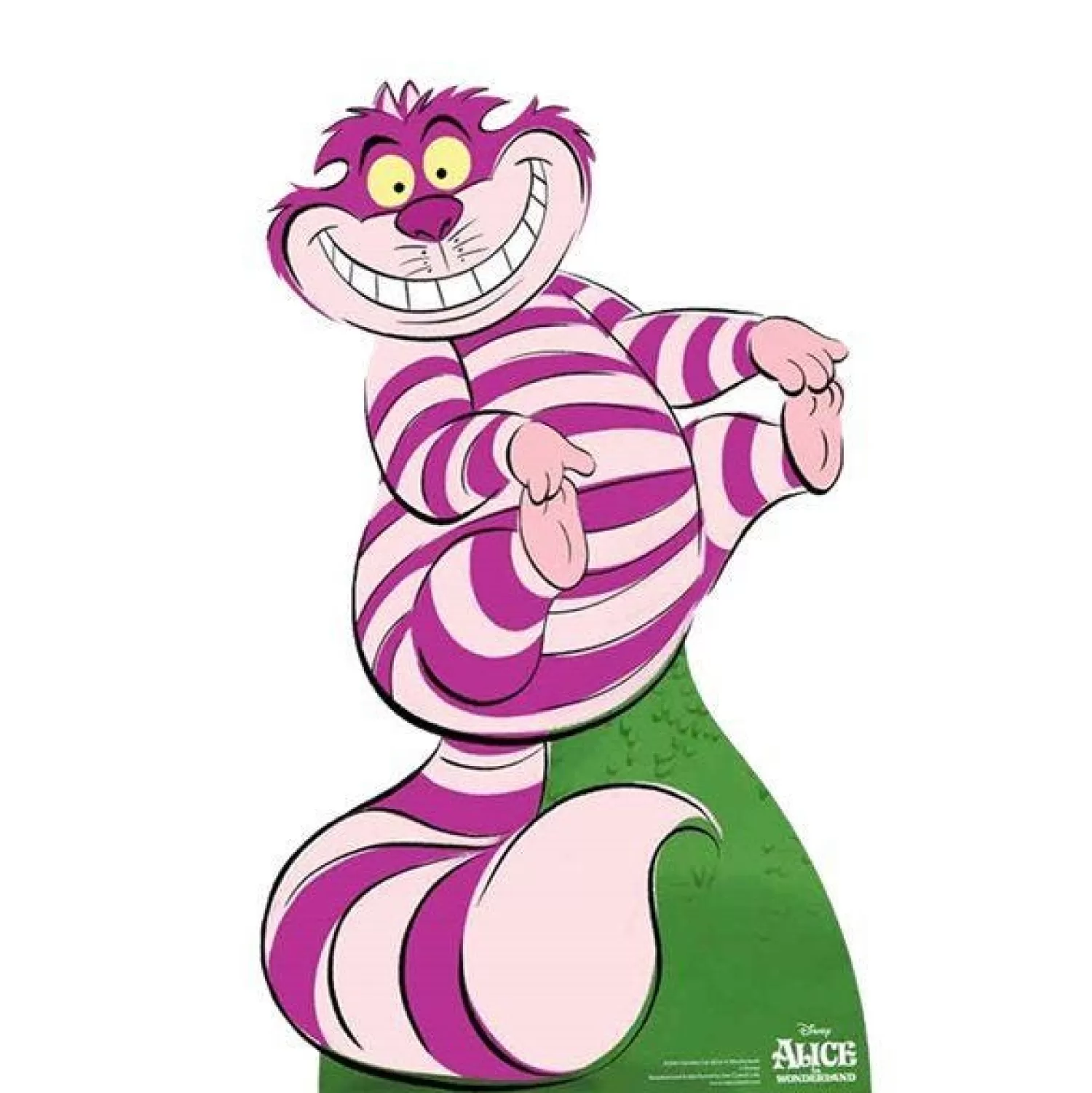 Online Party Delights Mini Cheshire Cat Cardboard Cutout - 93Cm X 55Cm