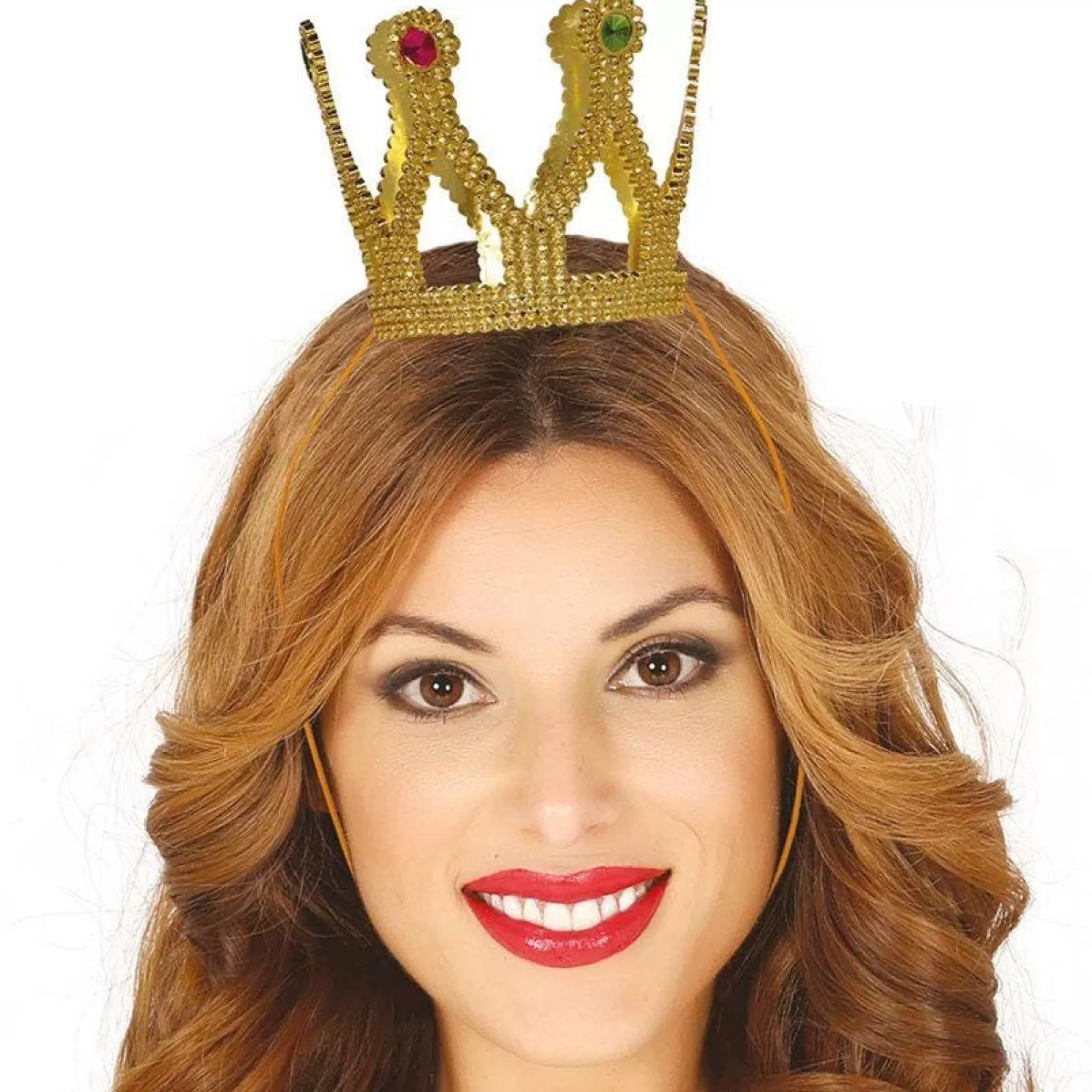 Cheap Party Delights Mini Gold Queen Crown - Adult