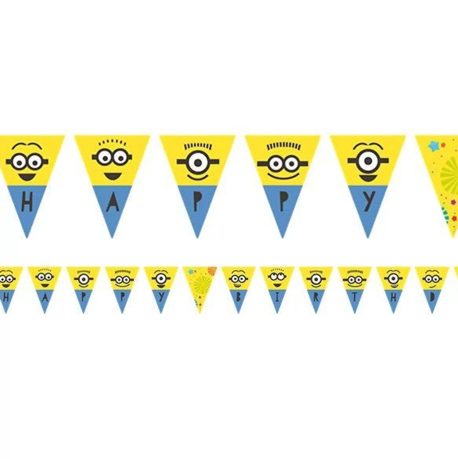 Best Party Delights Minions 'Happy Birthday' Paper Bunting - 3.3M