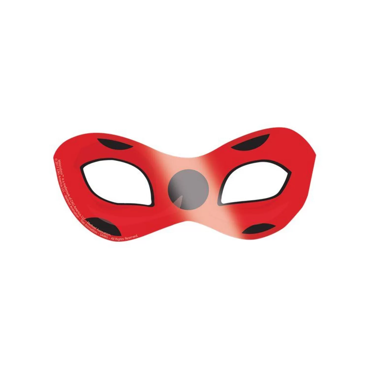 Cheap Party Delights Miraculous Ladybug Card Masks (8Pk)