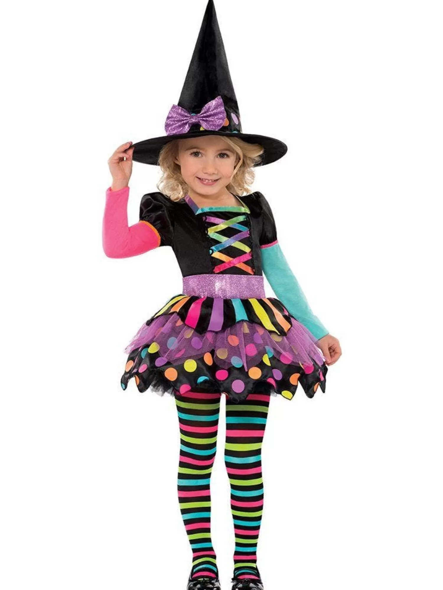 Miss Matched Witch - Toddler And Child Costume<Party Delights Hot