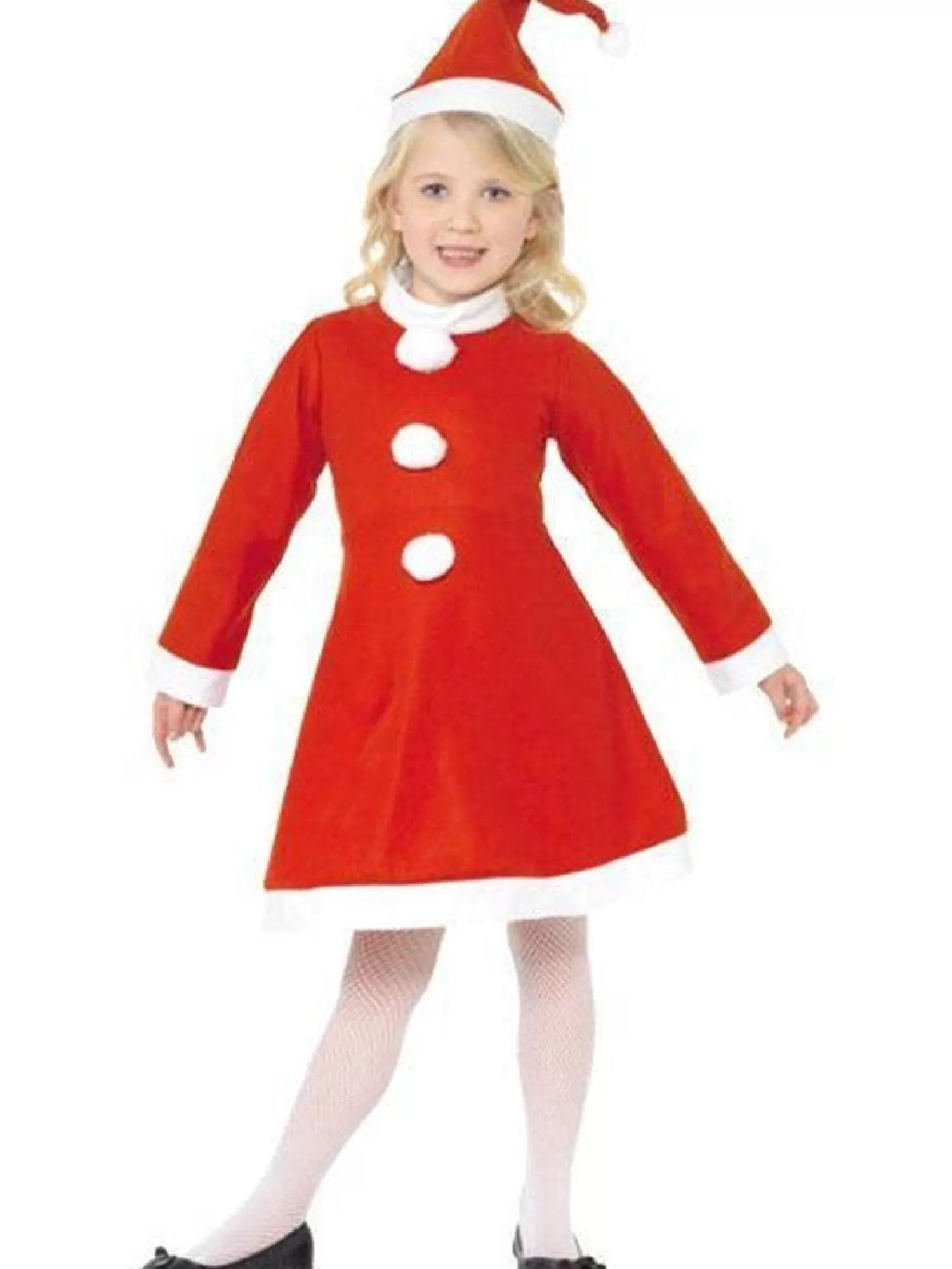 Miss Santa Dress - Child Costume<Party Delights Online