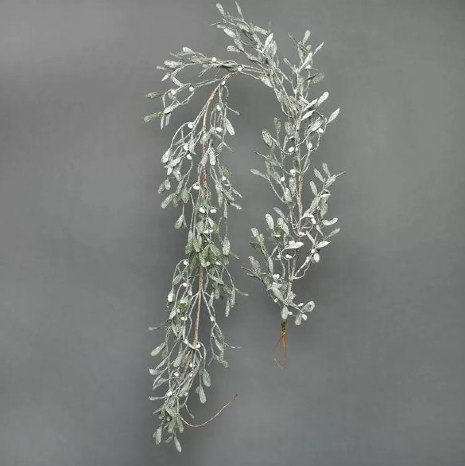 Cheap Party Delights Mistletoe Frosted Garland - 1.5M