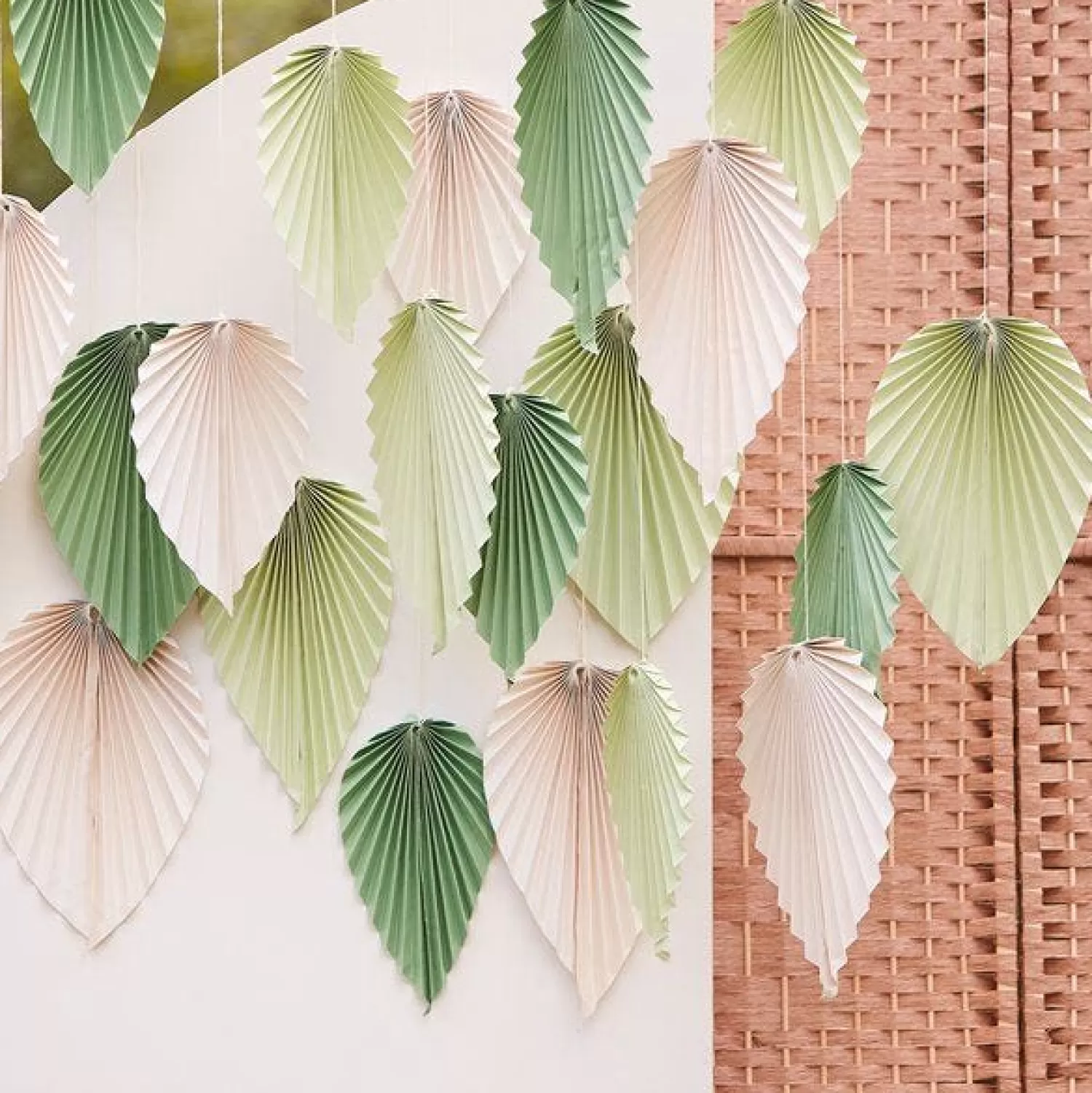 Sale Party Delights Mix It Up Mint Palm Backdrop