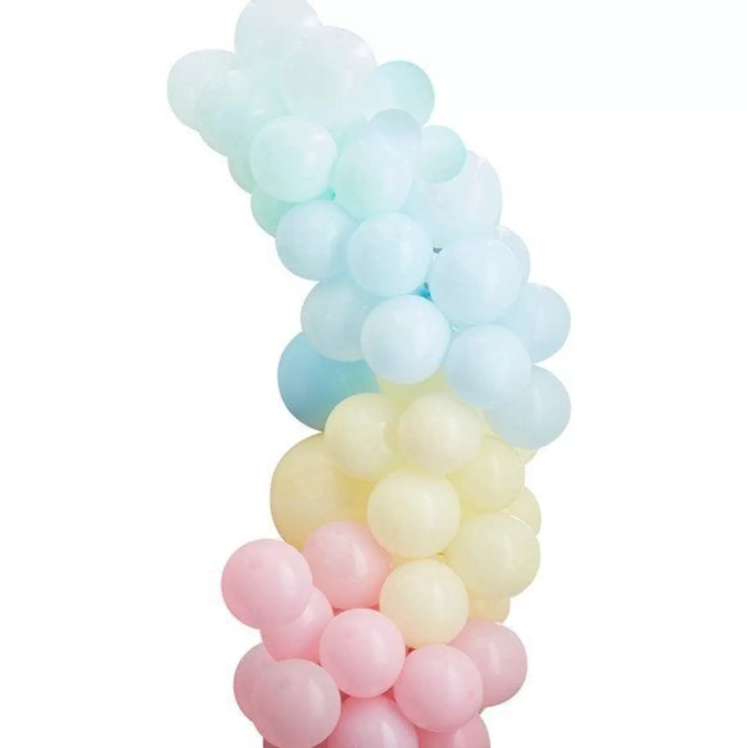 Outlet Party Delights Mixed Pastels Latex Balloon Arch Kit - 75 Balloons