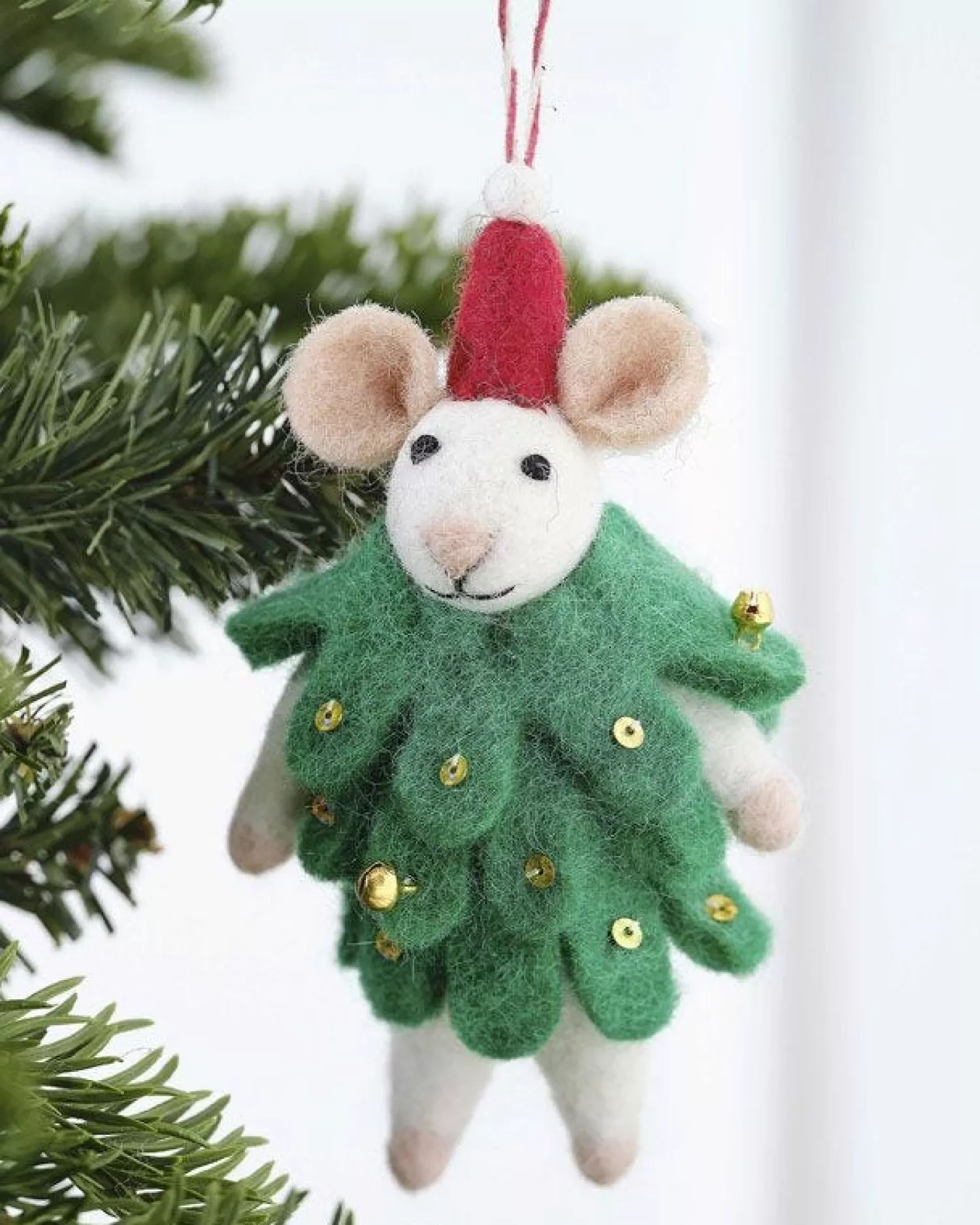 Mouse Christmas Tree Decoration<Party Delights Fashion