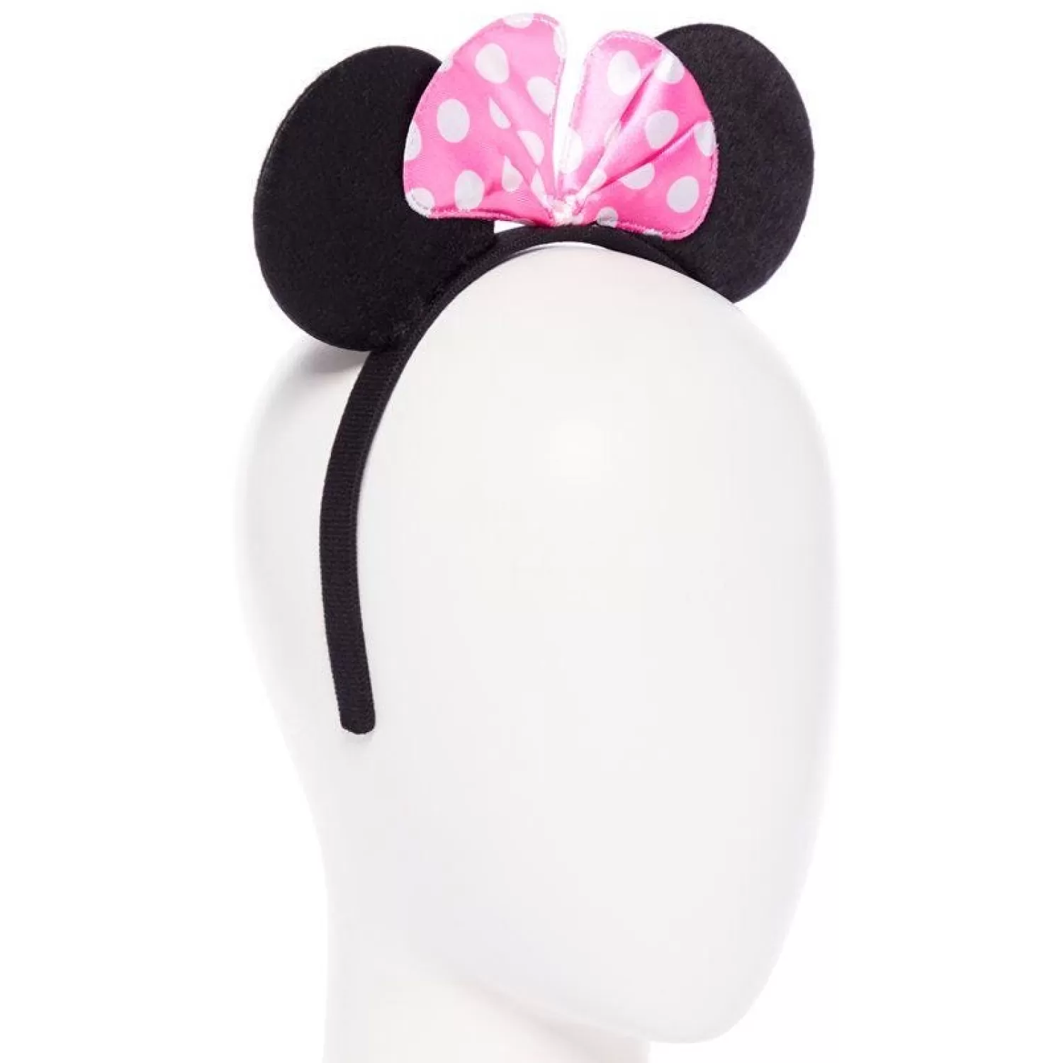 Hot Party Delights Mouse Ears & Pink Bow Headband