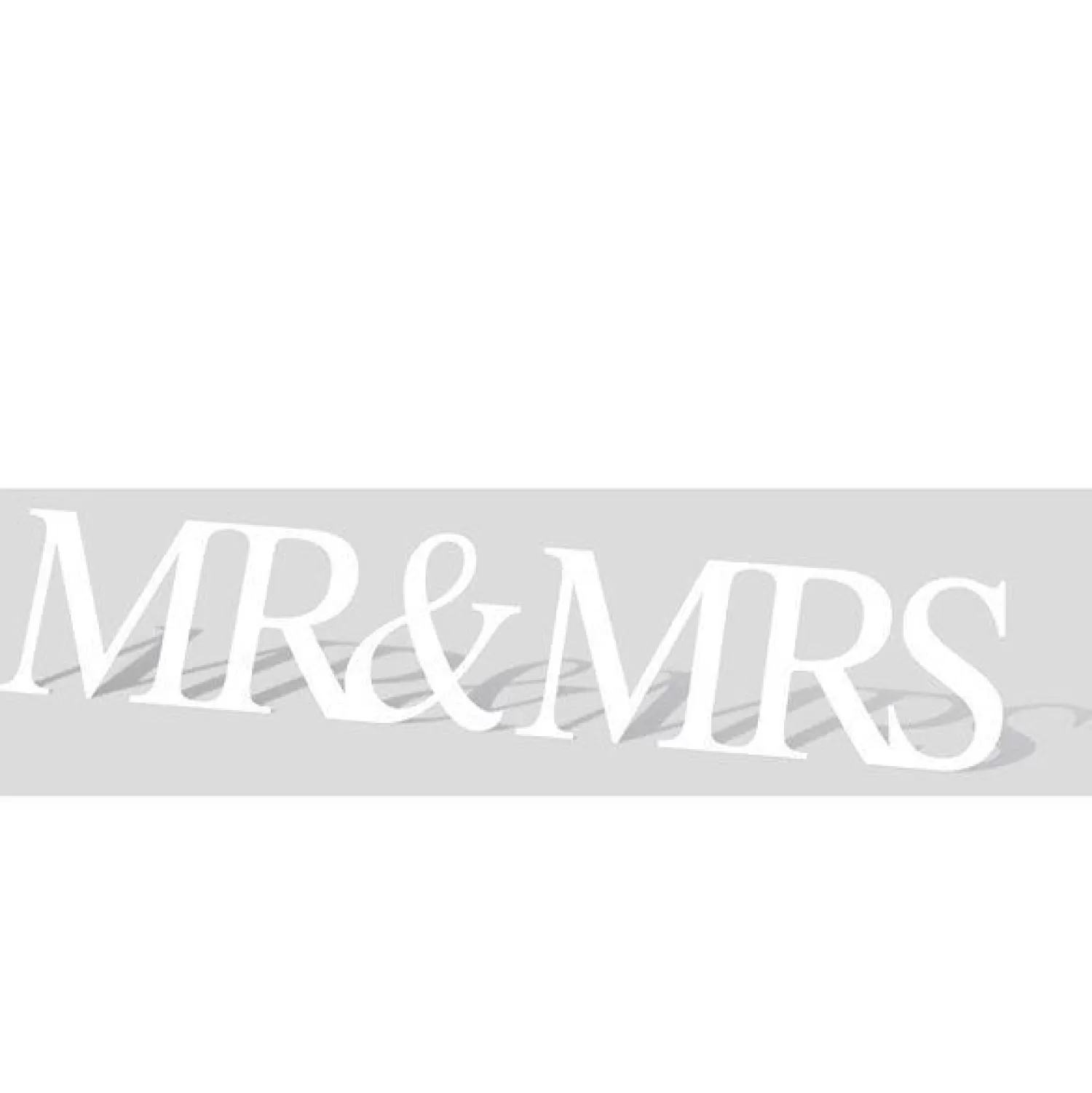 Cheap Party Delights Mr & Mrs Sign Cardboard Cutout - 193Cm X 33Cm