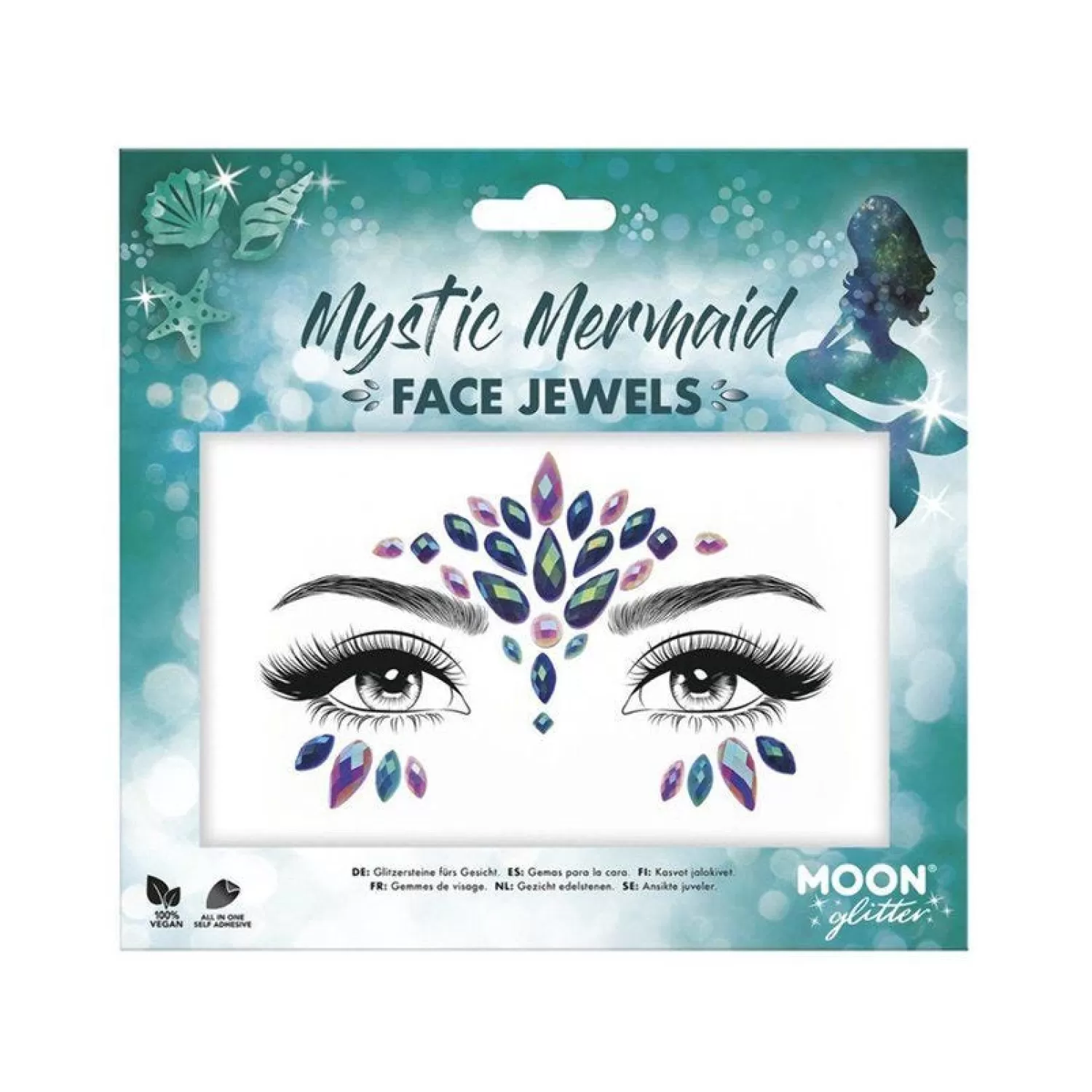 Online Party Delights Mystic Mermaid Face Gems