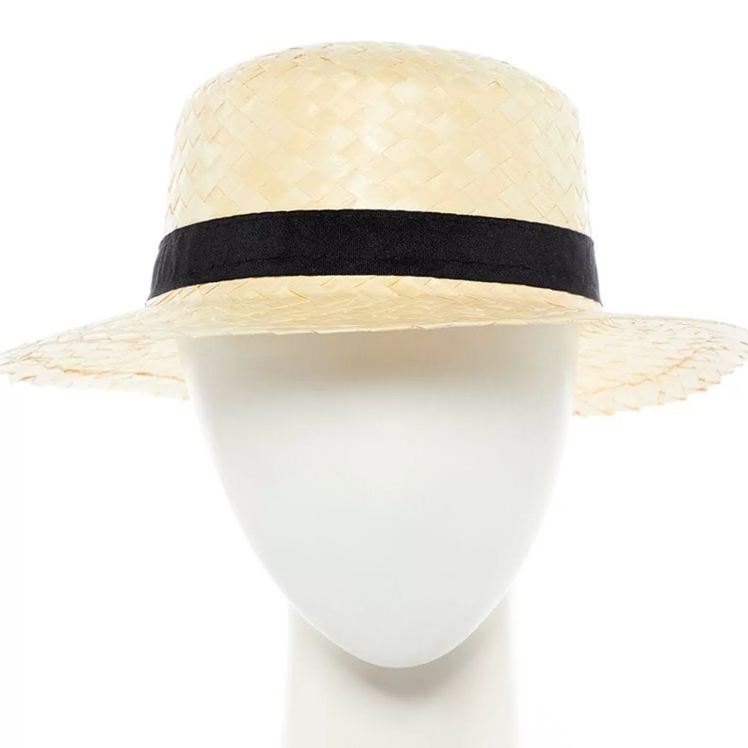 Store Party Delights Natural Straw Boater Hat