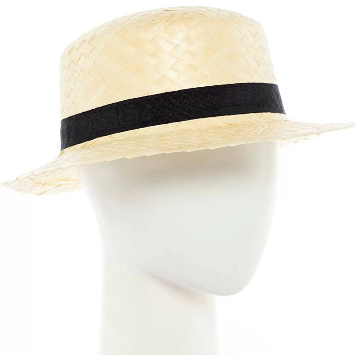 Store Party Delights Natural Straw Boater Hat