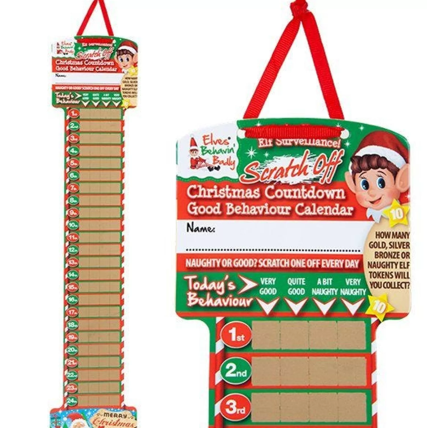 Naughty Elf Count Down Calendar<Party Delights Hot