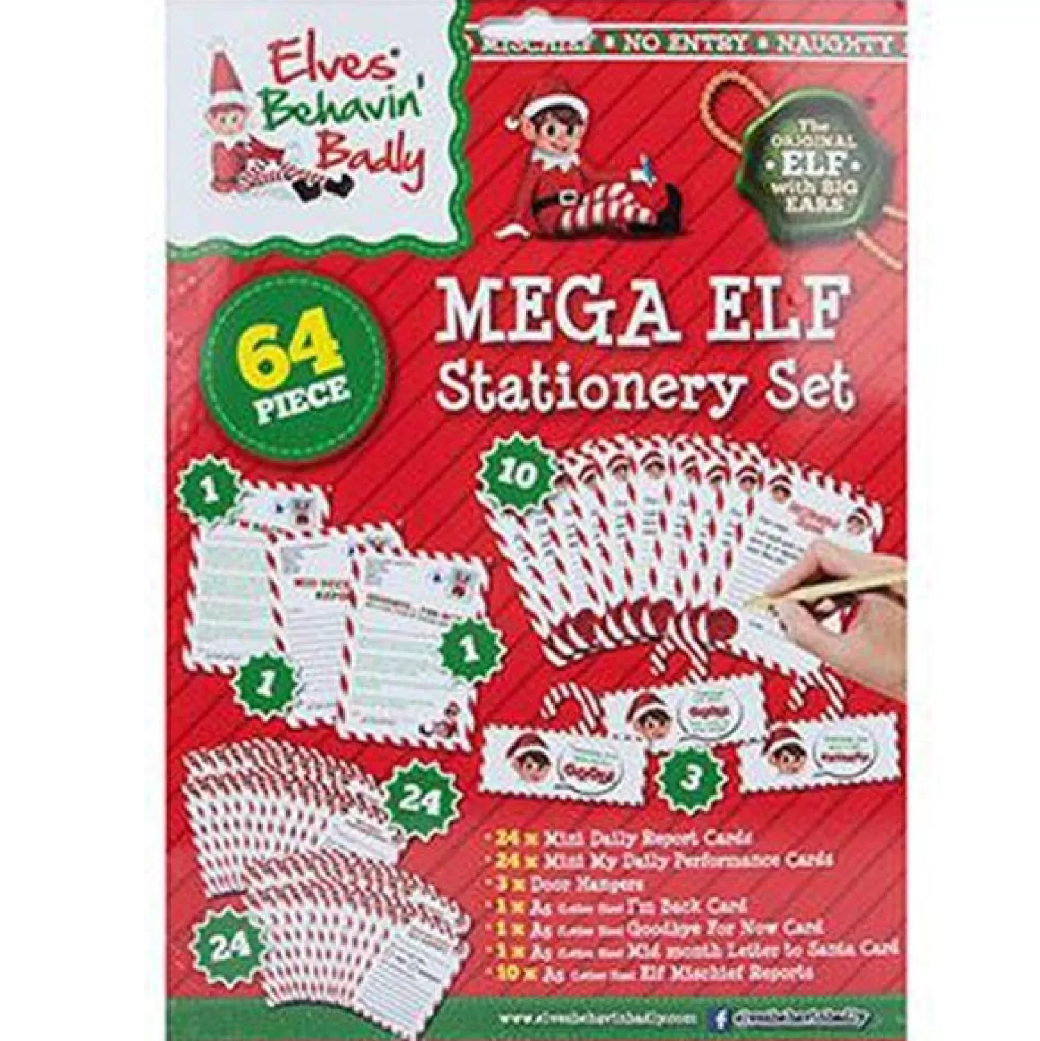 Naughty Elf Stationery Set<Party Delights Best Sale