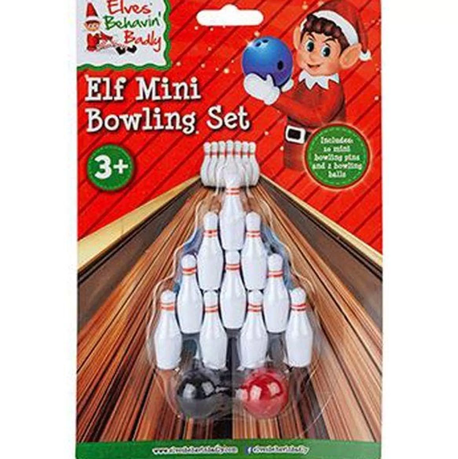 Naughty Elf Ten Pin Bowling Set<Party Delights Cheap