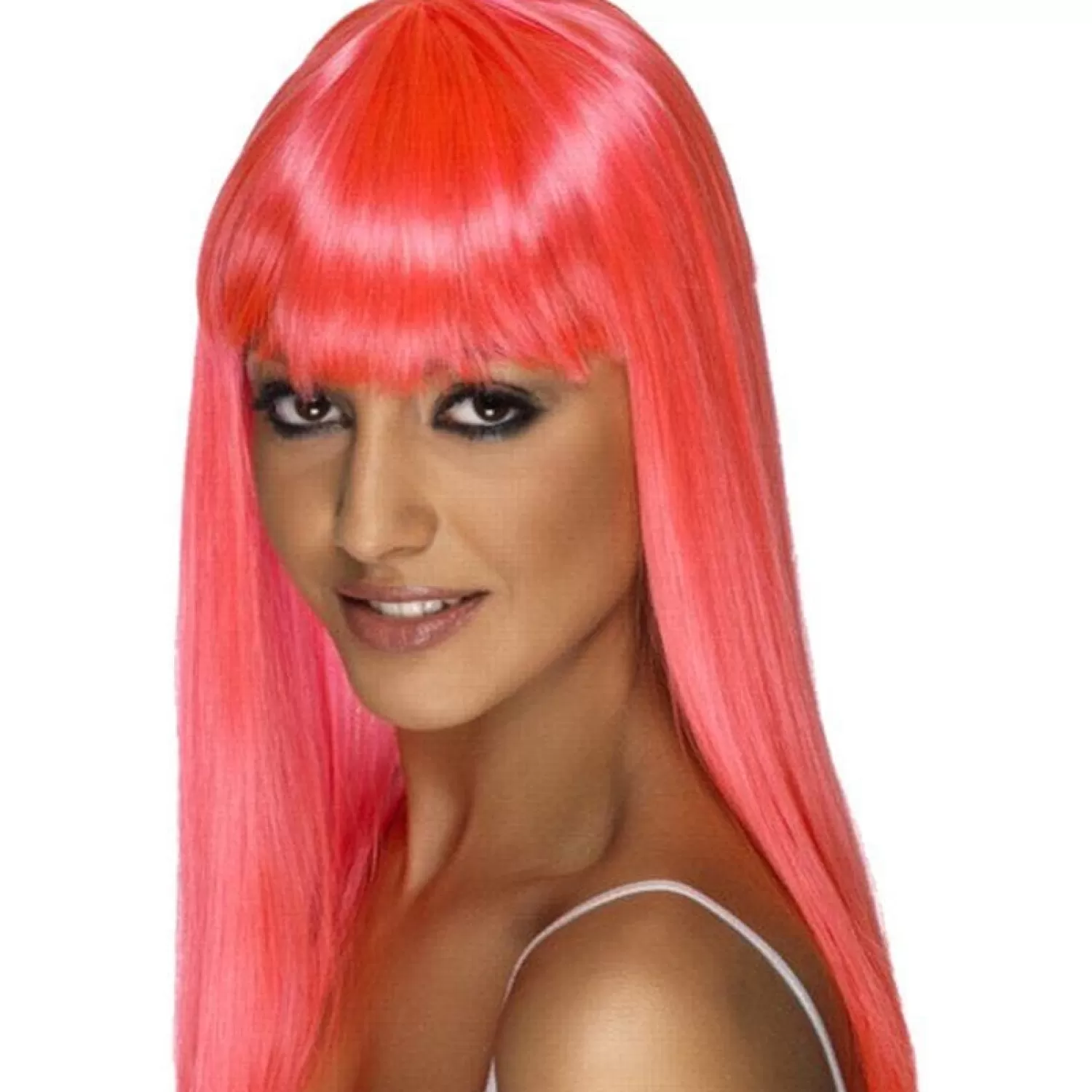 New Party Delights Neon Pink Glamourama Wig