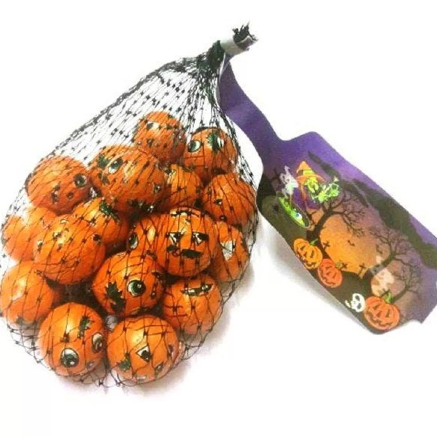 Clearance Party Delights Net Of Chocolate Pumpkins - 75G