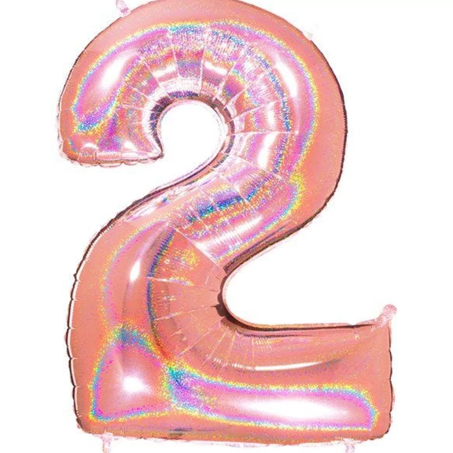 Sale Party Delights Number 2 Glitter Rose Gold Foil Balloon - 40"