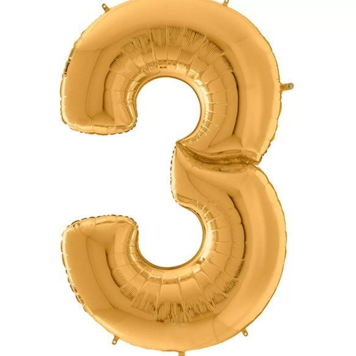 Flash Sale Party Delights Number 3 Gold Foil Balloon - 64"