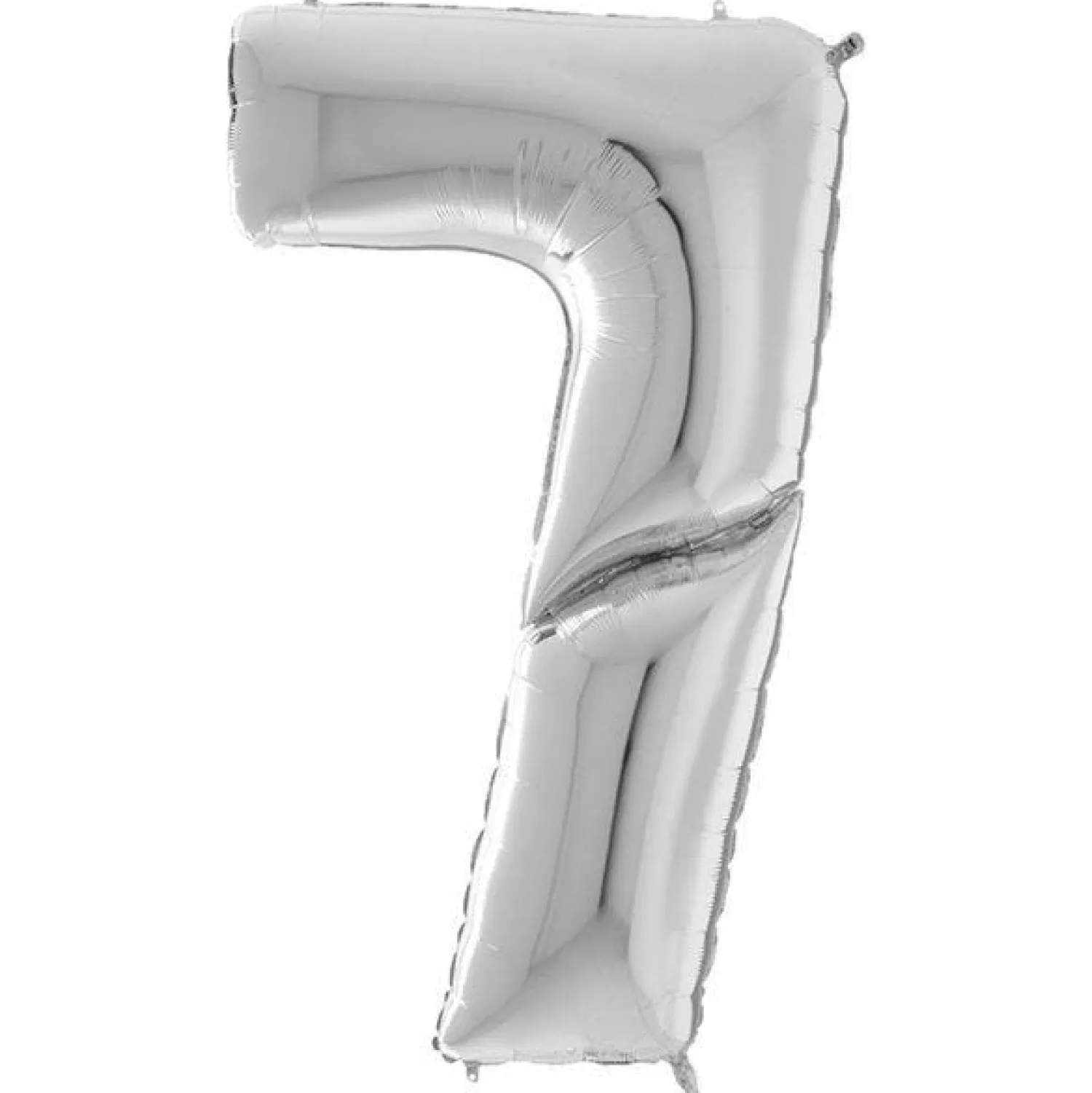 Flash Sale Party Delights Number 7 Silver Foil Balloon - 64"