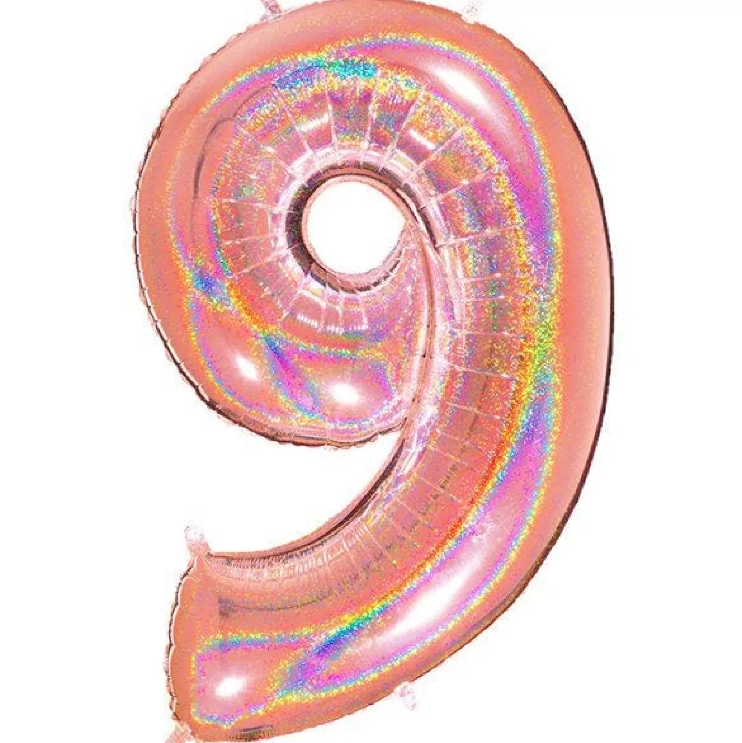 Sale Party Delights Number 9 Glitter Rose Gold Foil Balloon - 40"