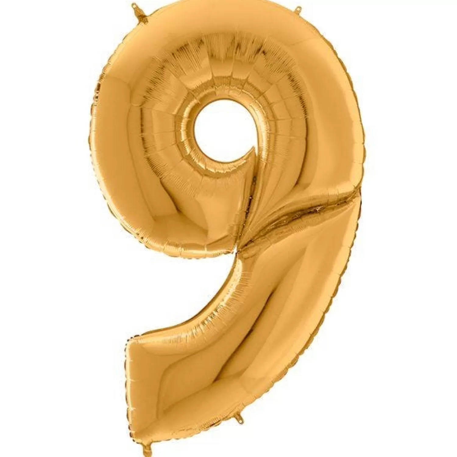 Shop Party Delights Number 9 Gold Foil Balloon - 64"