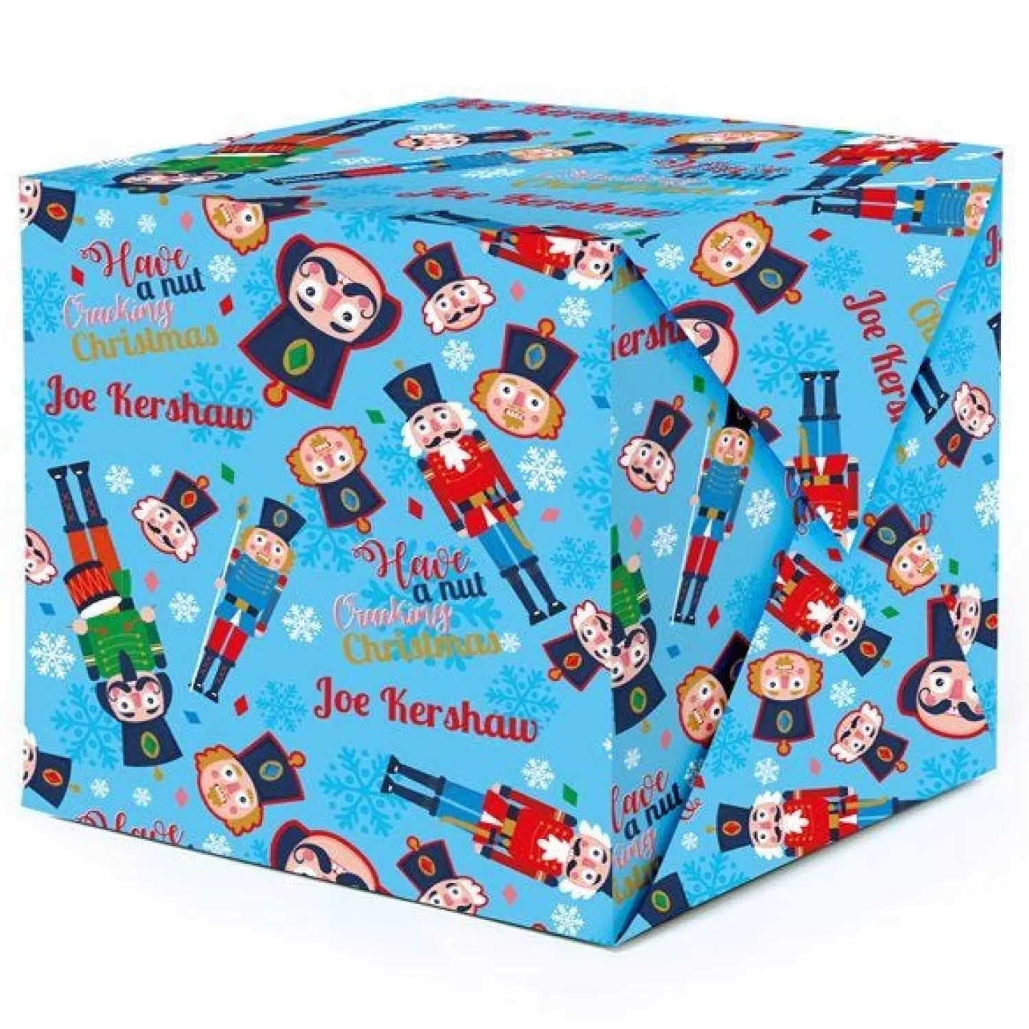 Nutcracker Christmas Personalised Wrapping Paper - 62 X 100Cm Sheet<Party Delights New