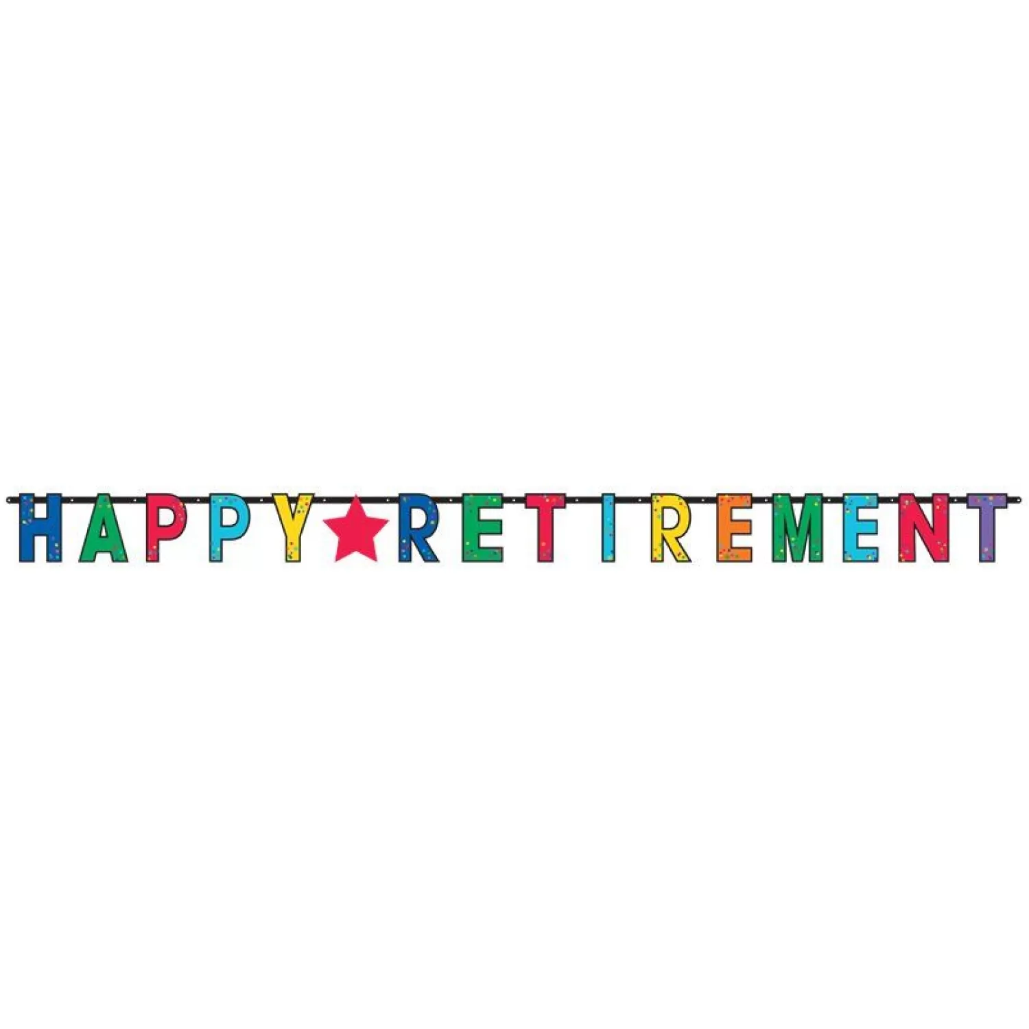 Online Party Delights Officially Retired Jumbo Letter Banner (2Pk)