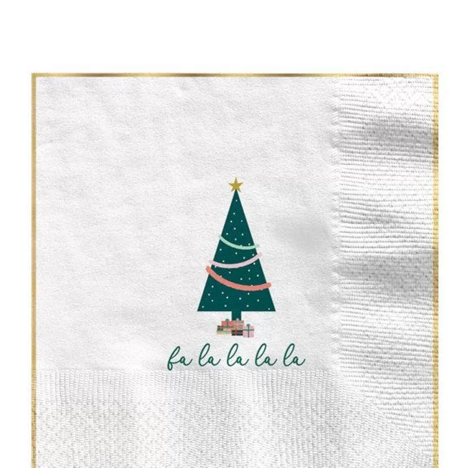 Oh Christmas Lunch Napkin - 33Cm (16Pk)<Party Delights Best