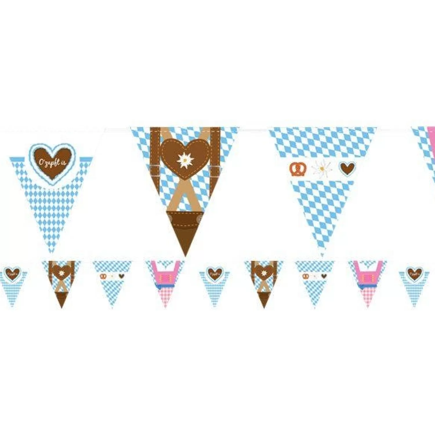 Hot Party Delights Oktoberfest Plastic Bunting - 4M