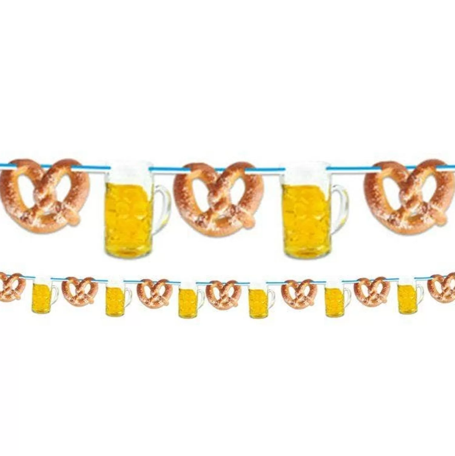 Hot Party Delights Oktoberfest Pretzel Paper Garland - 10M