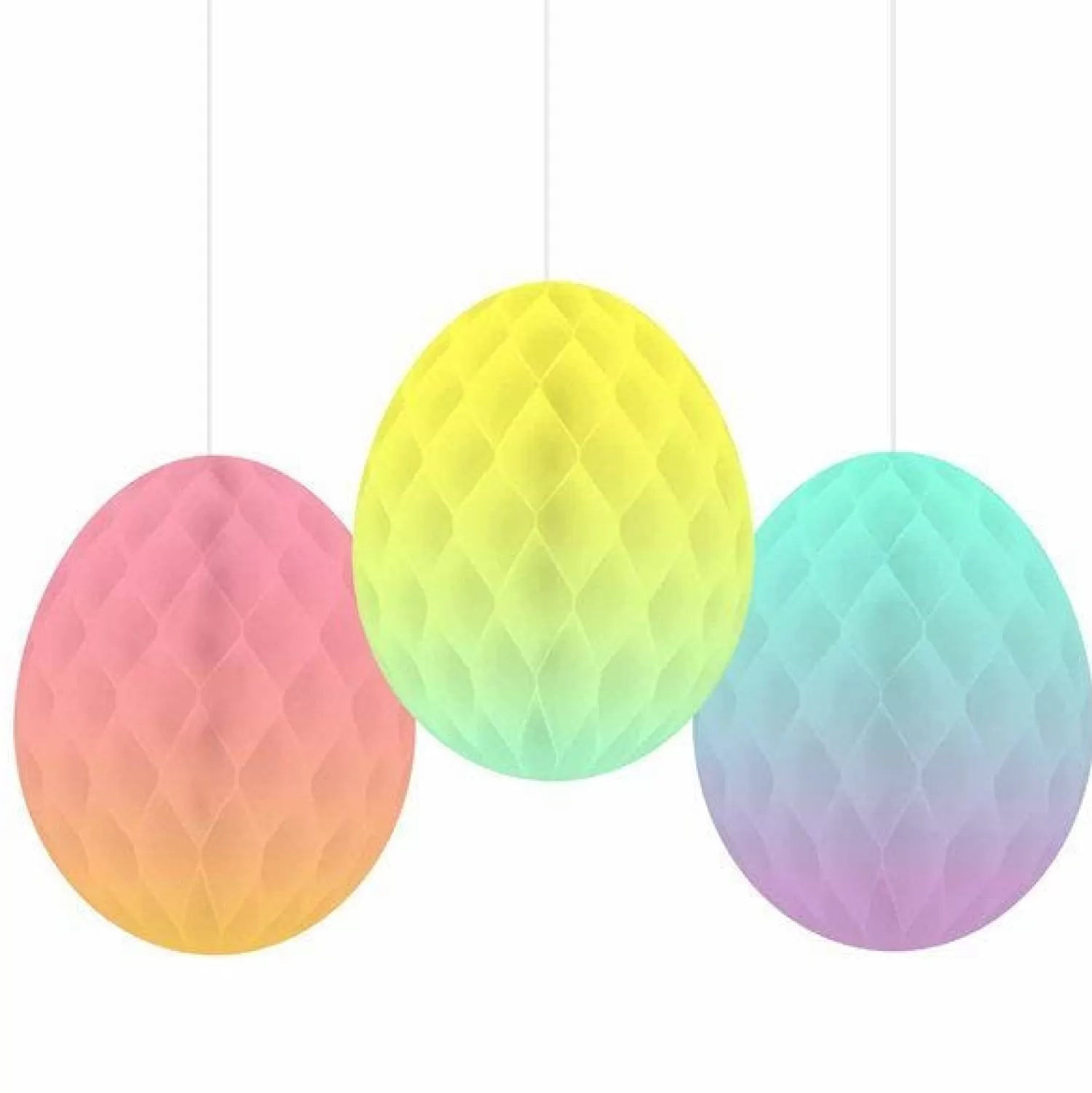 Cheap Party Delights Ombre Hanging Honeycomb Eggs (3Pk)