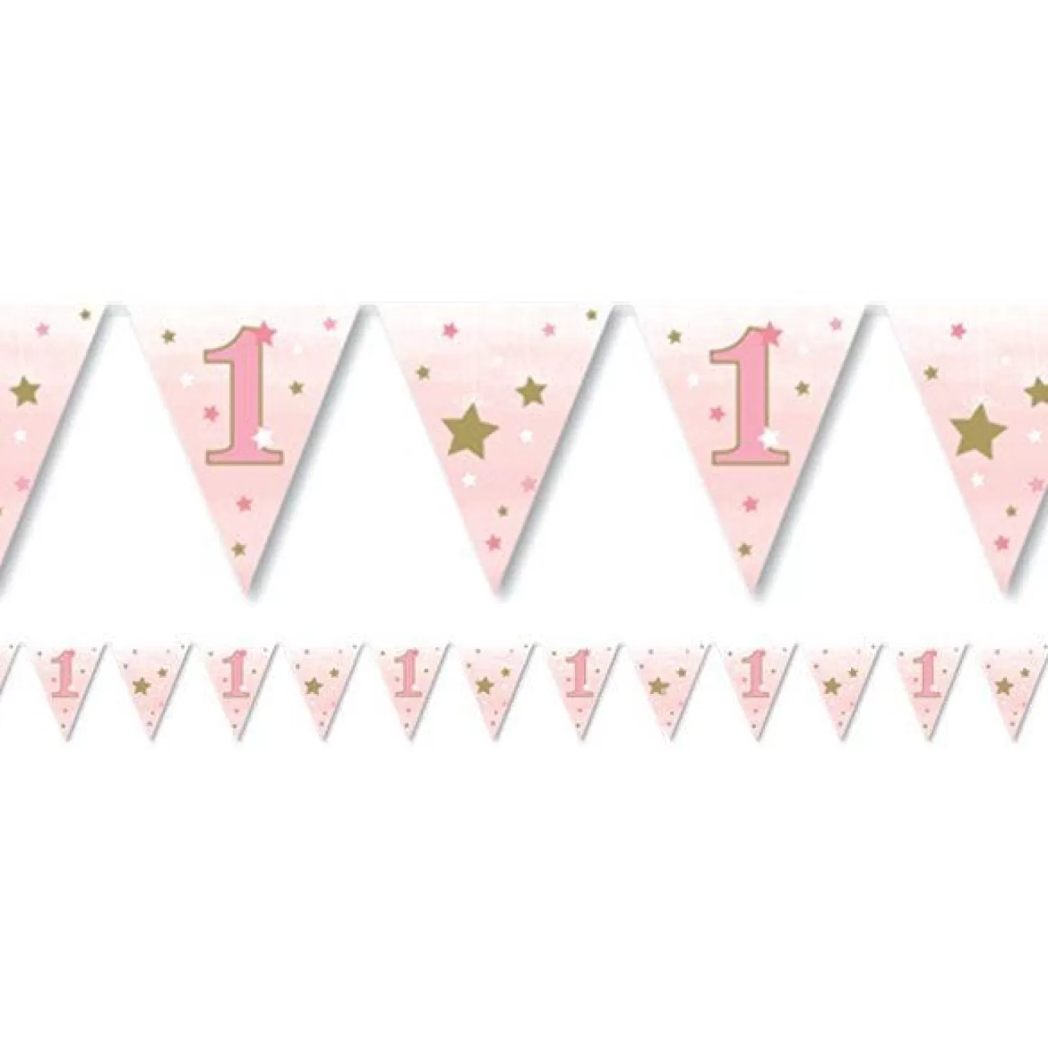 Clearance Party Delights One Little Star Girl Paper Bunting