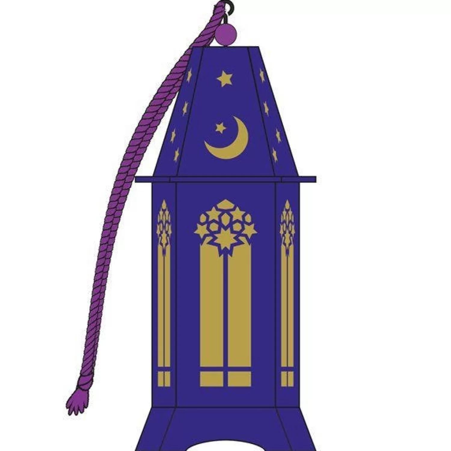 Sale Party Delights Opulent Eid Mini Led Lantern - 25Cm