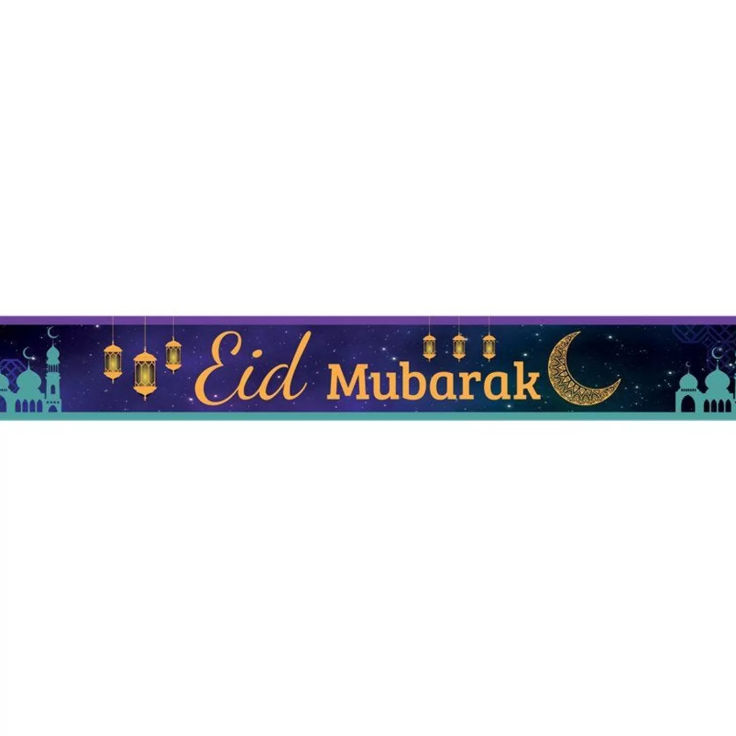 Cheap Party Delights Opulent Eid Yard Banners (3Pk)