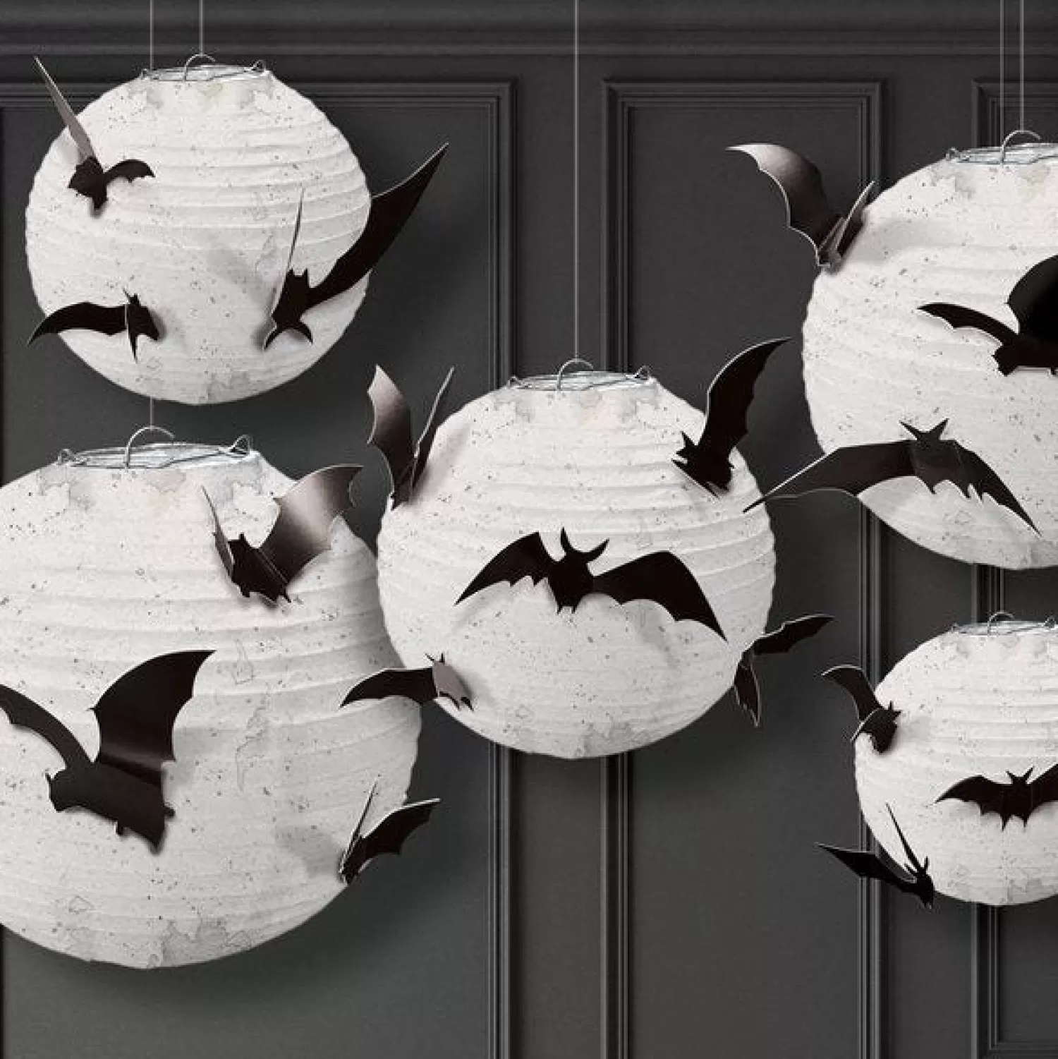 Paper Lanterns With Bats<Party Delights Cheap