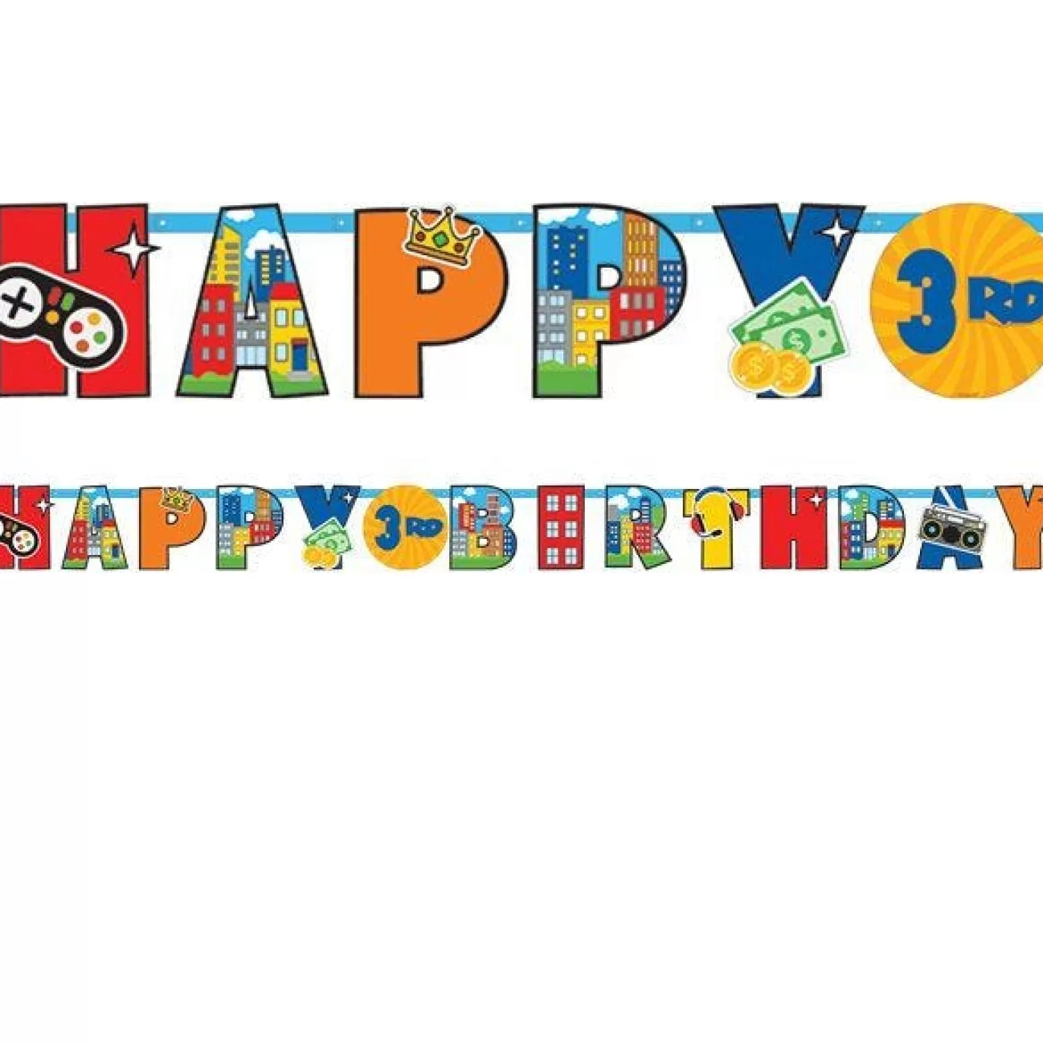 Cheap Party Delights Party Town Add An Age Letter Banner