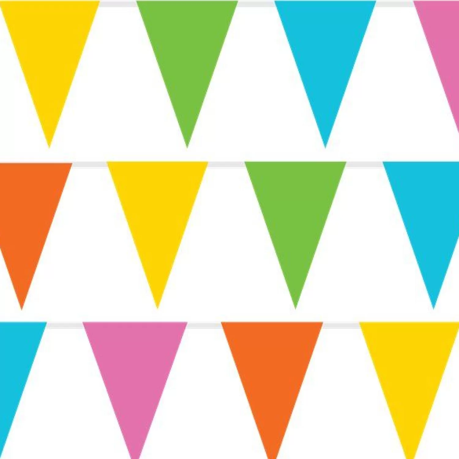 Best Party Delights Pastel Plastic Bunting - 10M