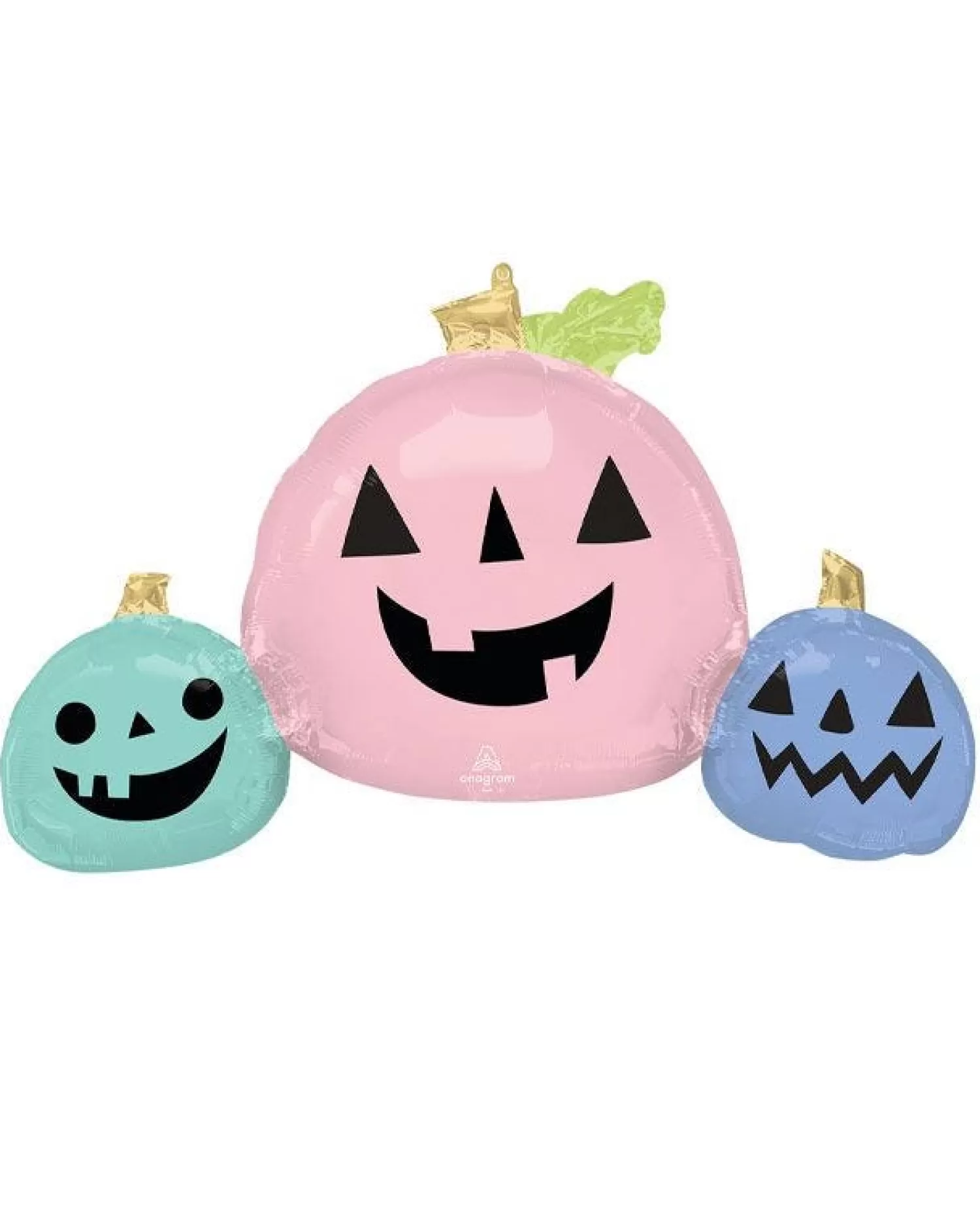 Pastel Pumpkin Trio Supershape Balloon - 35" Foil<Party Delights Cheap