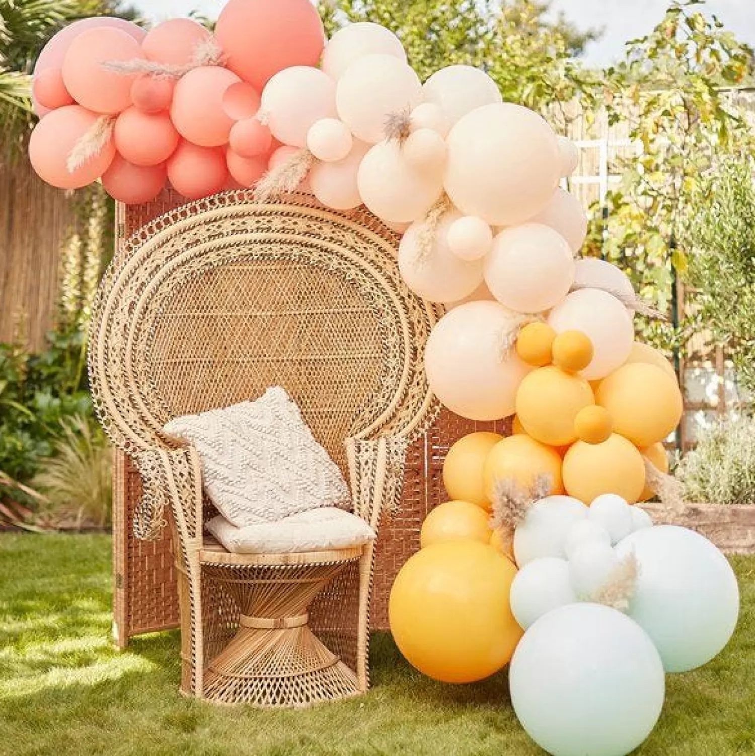 Cheap Party Delights Pastels Balloon Arch - 75 Balloons