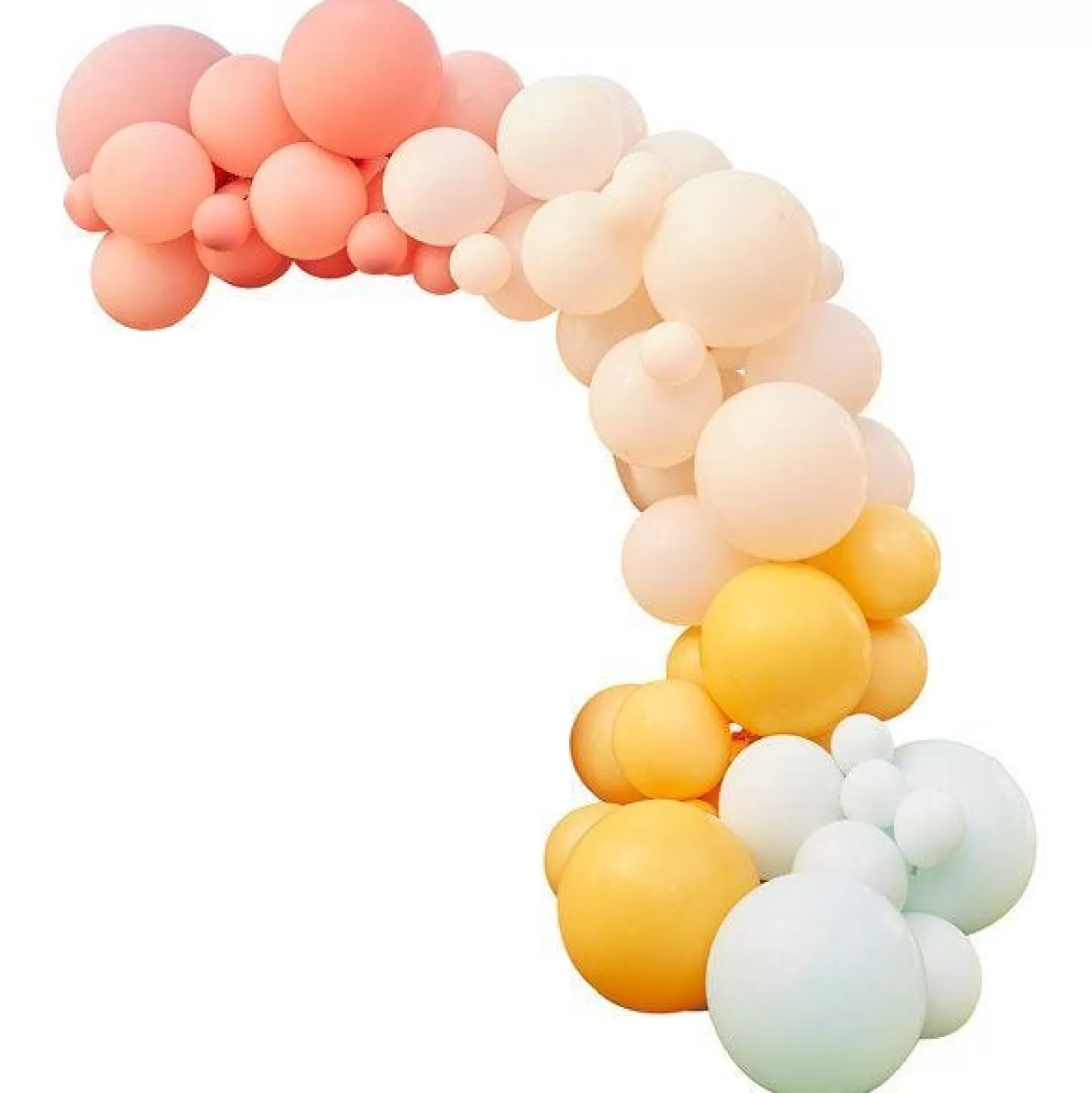 Cheap Party Delights Pastels Balloon Arch - 75 Balloons