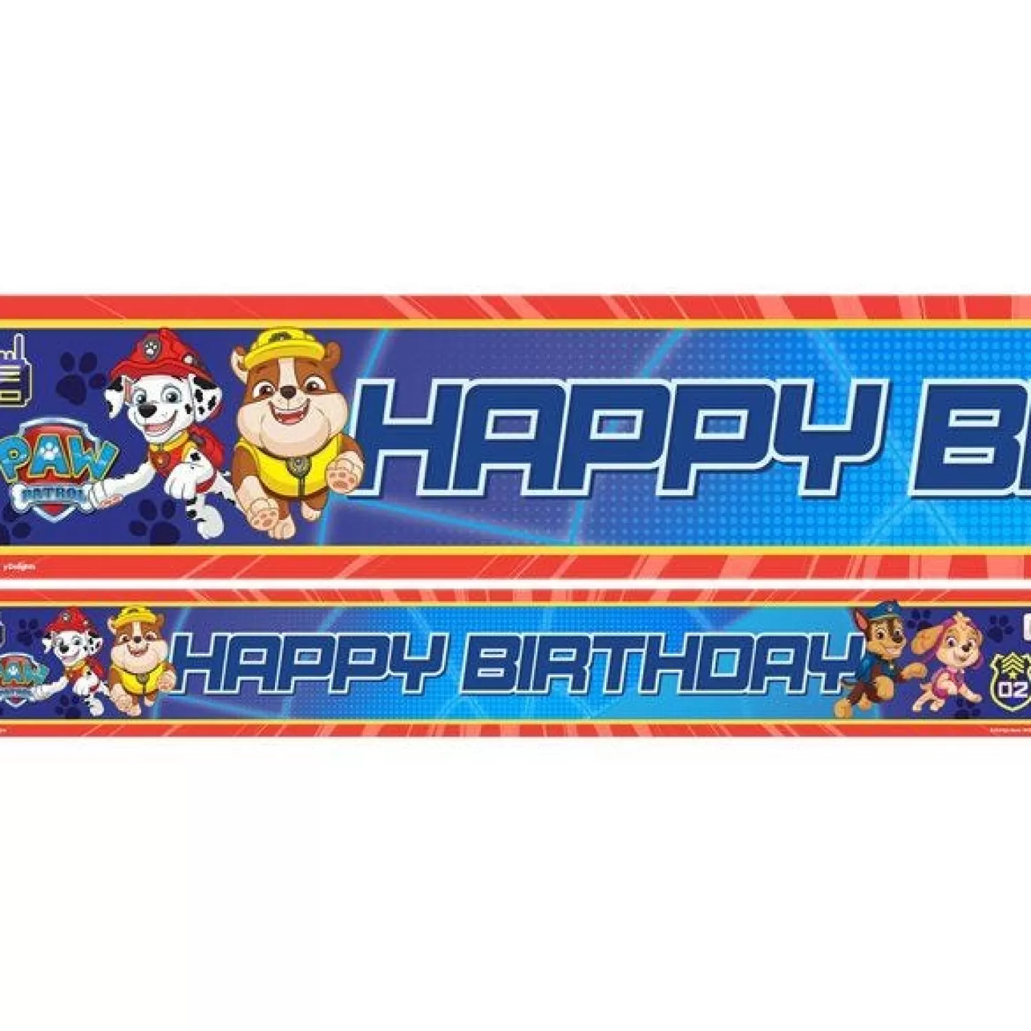 Best Party Delights Paw Patrol Paper Banners - 1M (3Pk)