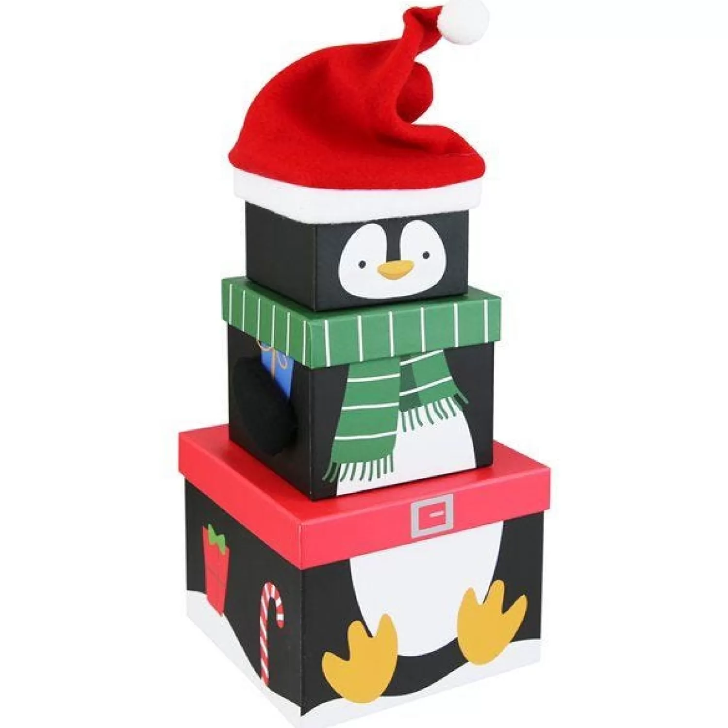 Penguin Plush Stacking Boxes - 35Cm<Party Delights Cheap