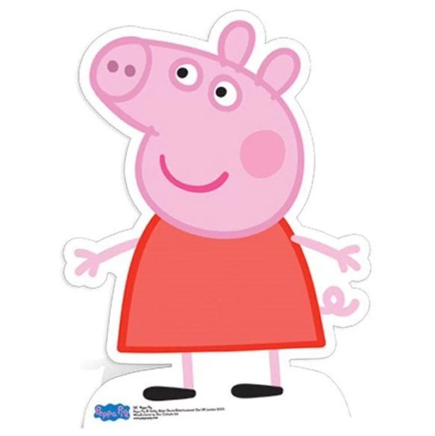 New Party Delights Peppa Pig Cardboard Cutout - 80Cm X 61Cm