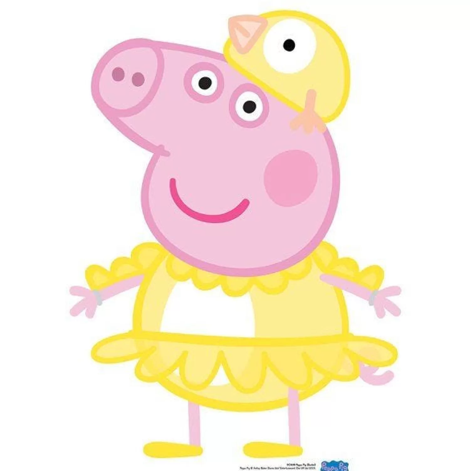 Flash Sale Party Delights Peppa Pig Chicken Easter Cardboard Cutout - 82Cm X 60Cm