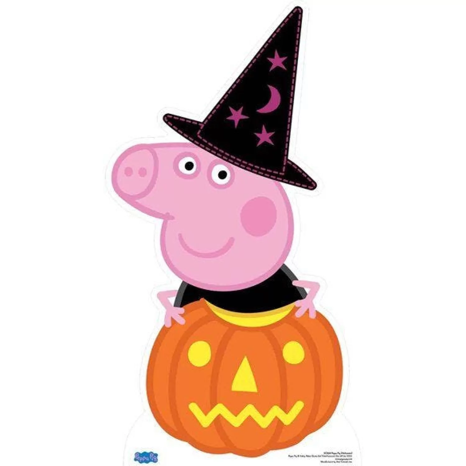 Peppa Pig Halloween Pumpkin Cardboard Cutout - 94Cm X 51Cm<Party Delights Shop