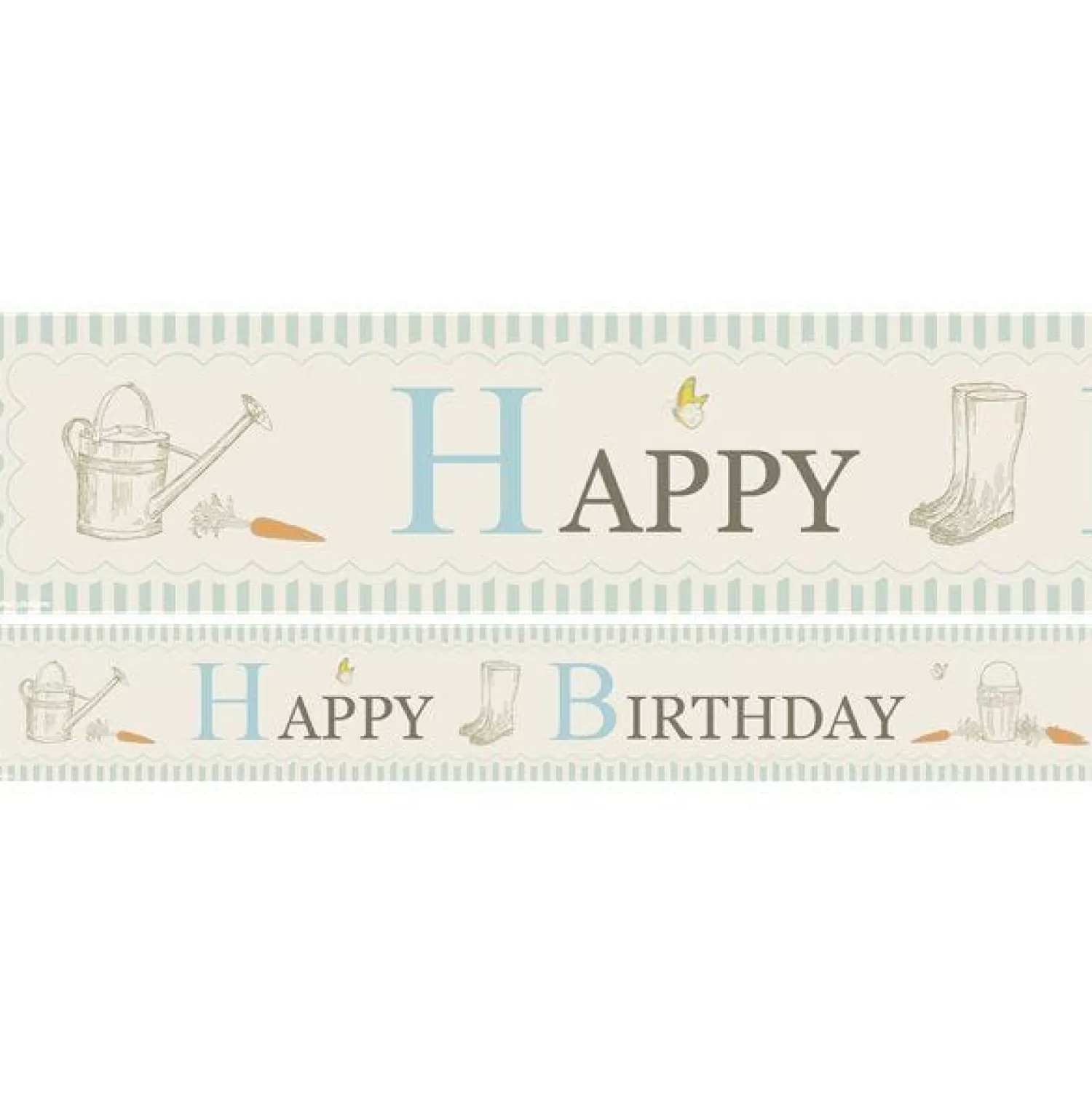 Sale Party Delights Peter Rabbit Paper Banners - 1M (3Pk)