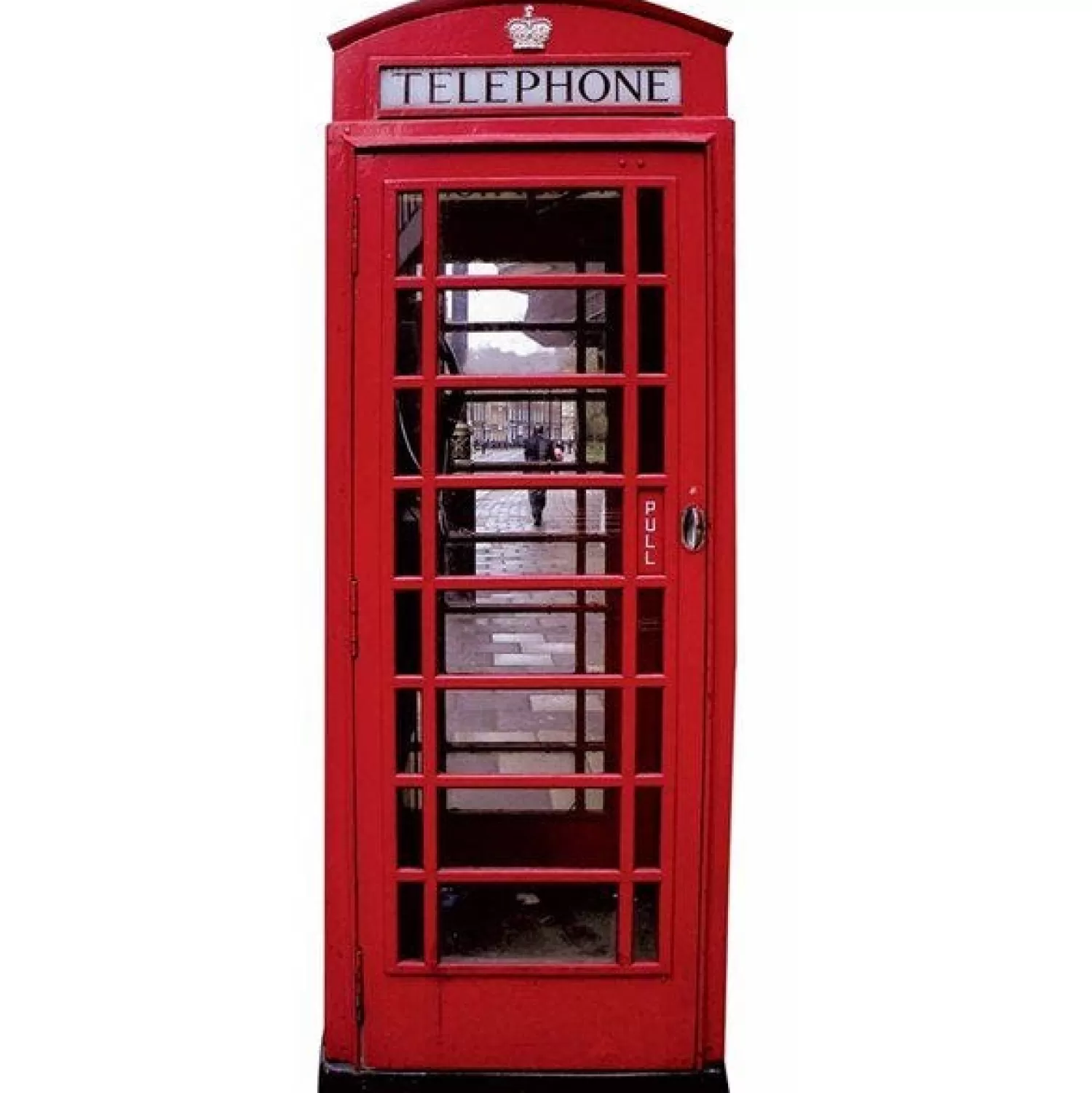 Shop Party Delights Phone Box Cardboard Cutout - 191Cm X 71Cm