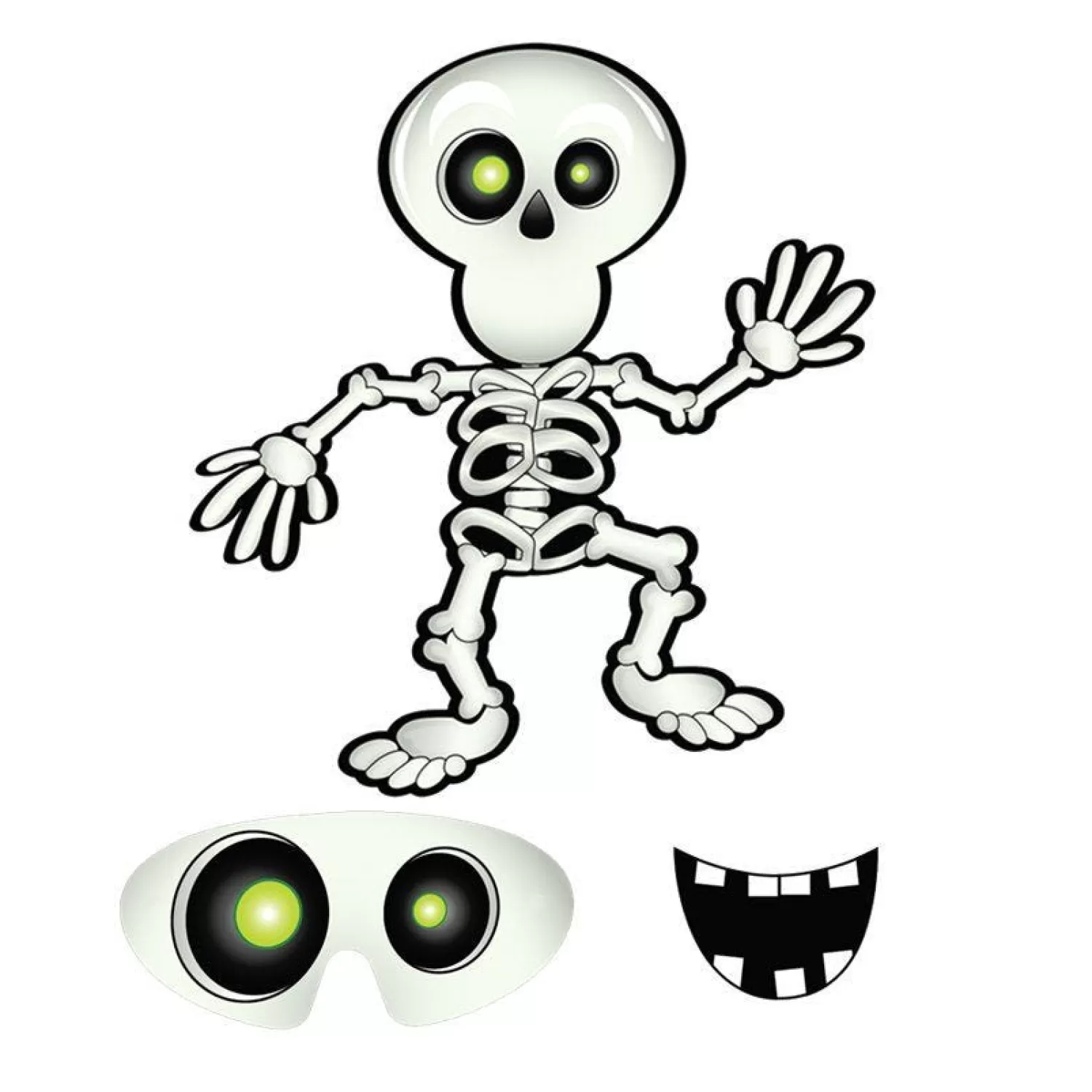 Pin The Smile On The Skeleton<Party Delights Online