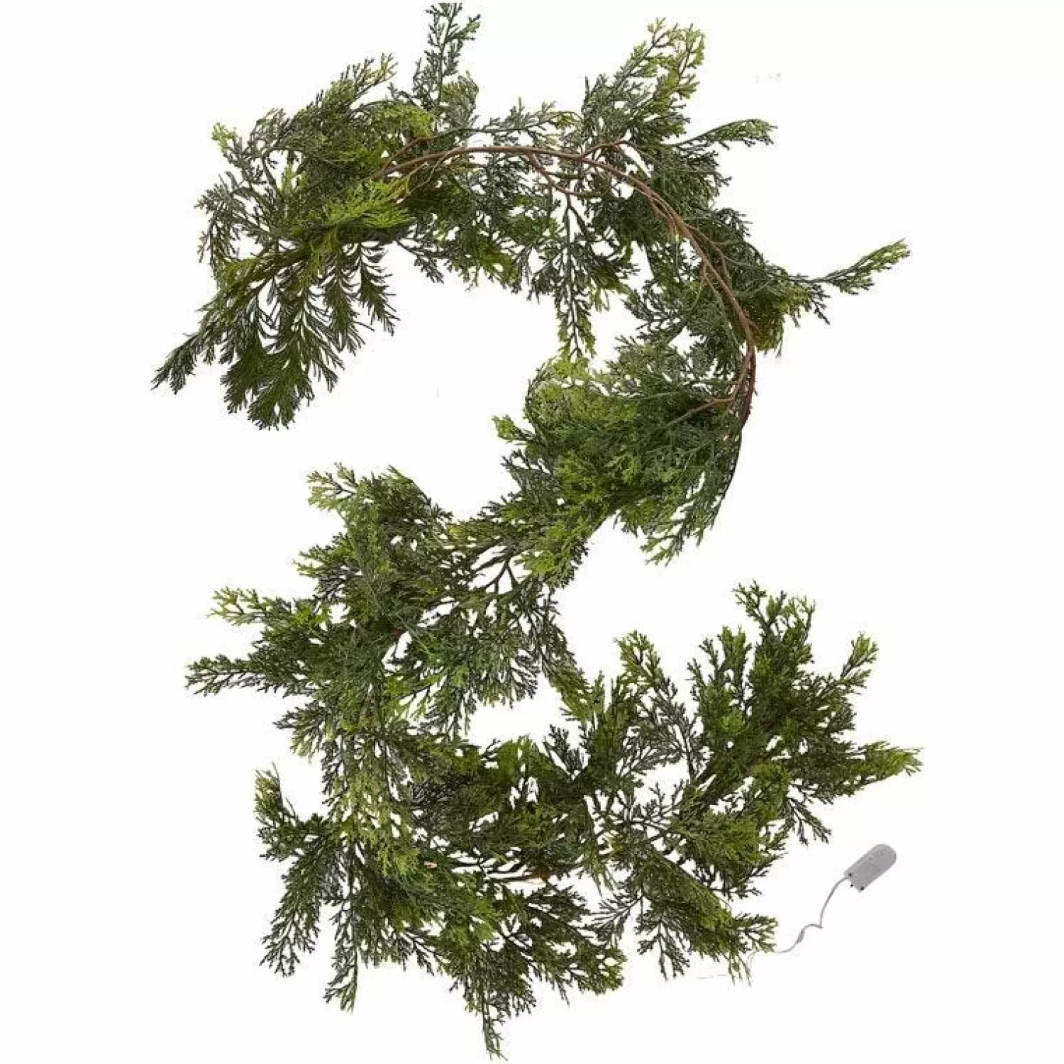 New Party Delights Pine Foliage Christmas Garland With Lights - 1.8M