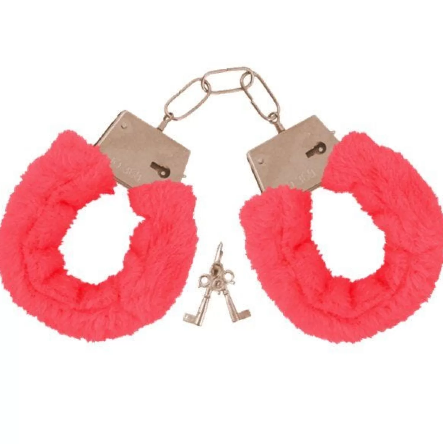 Sale Party Delights Pink Furry Handcuffs